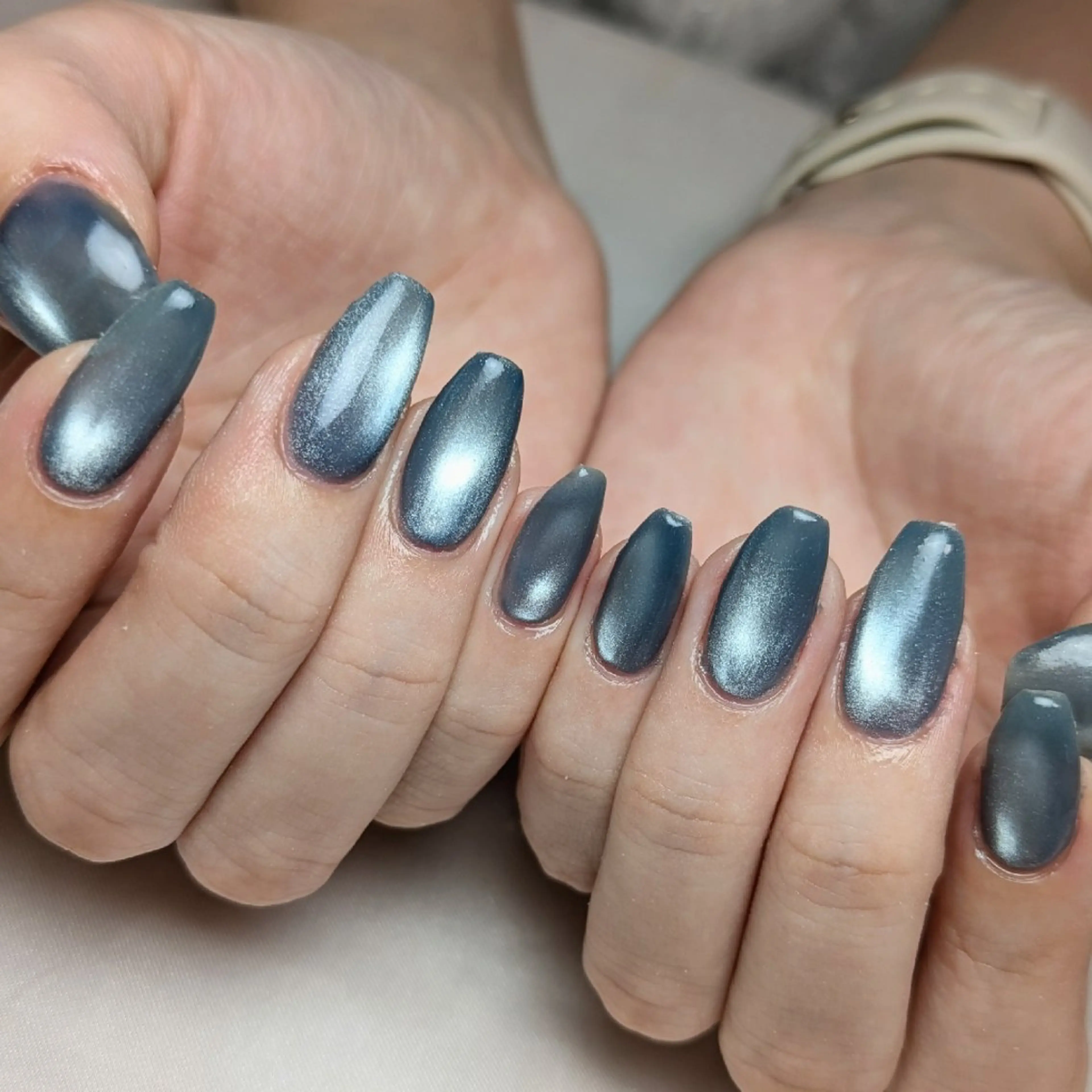 【オフあり】ハンド　マグネットネイル🧲✨️(2色まで)の写真