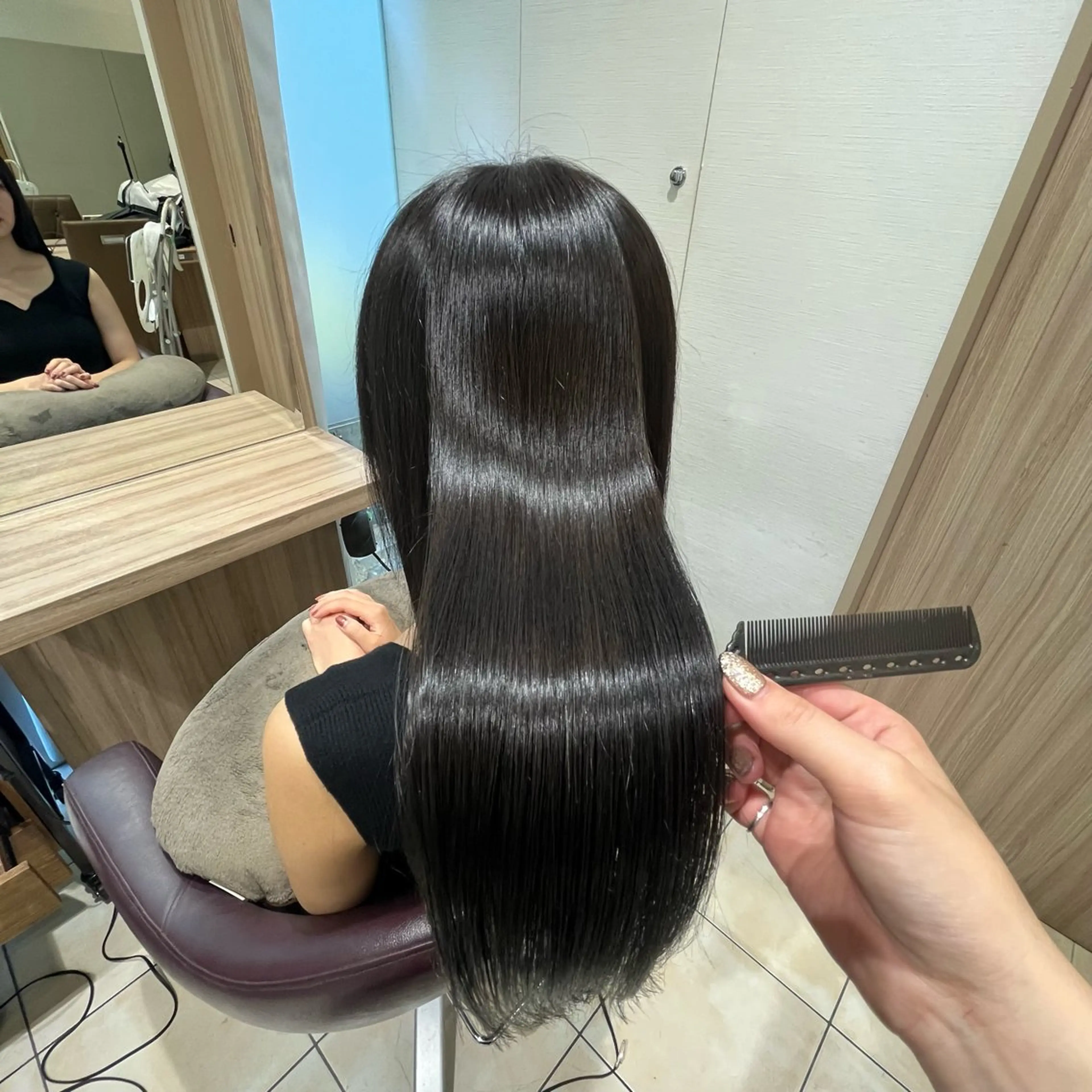 ロング カラー 産休中です。 🌹sayu🌹のヘアスタイル