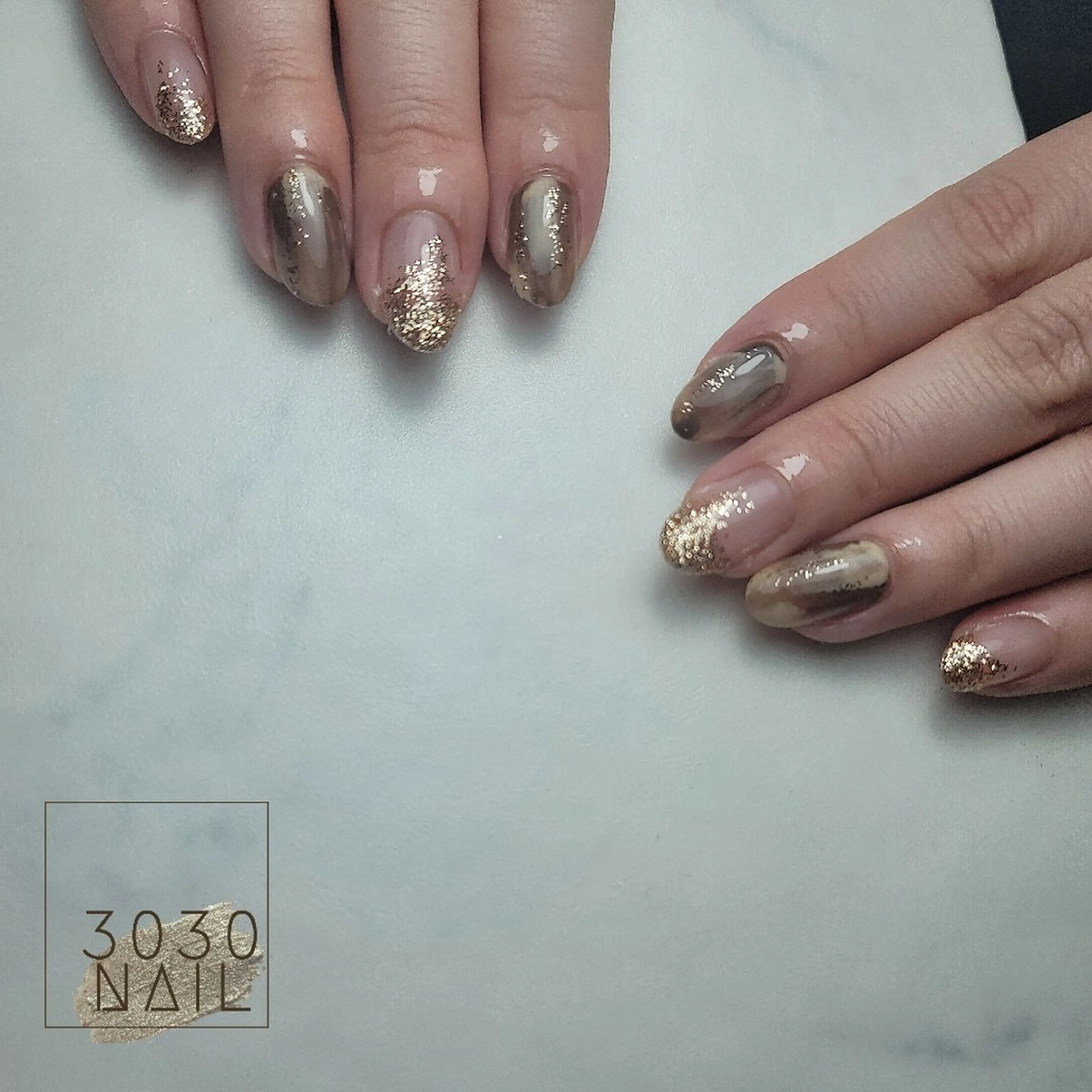 ネイル アートネイル フットネイル ニュアンスネイル シンプルネイル ネイリスト riiisaのネイルデザイン