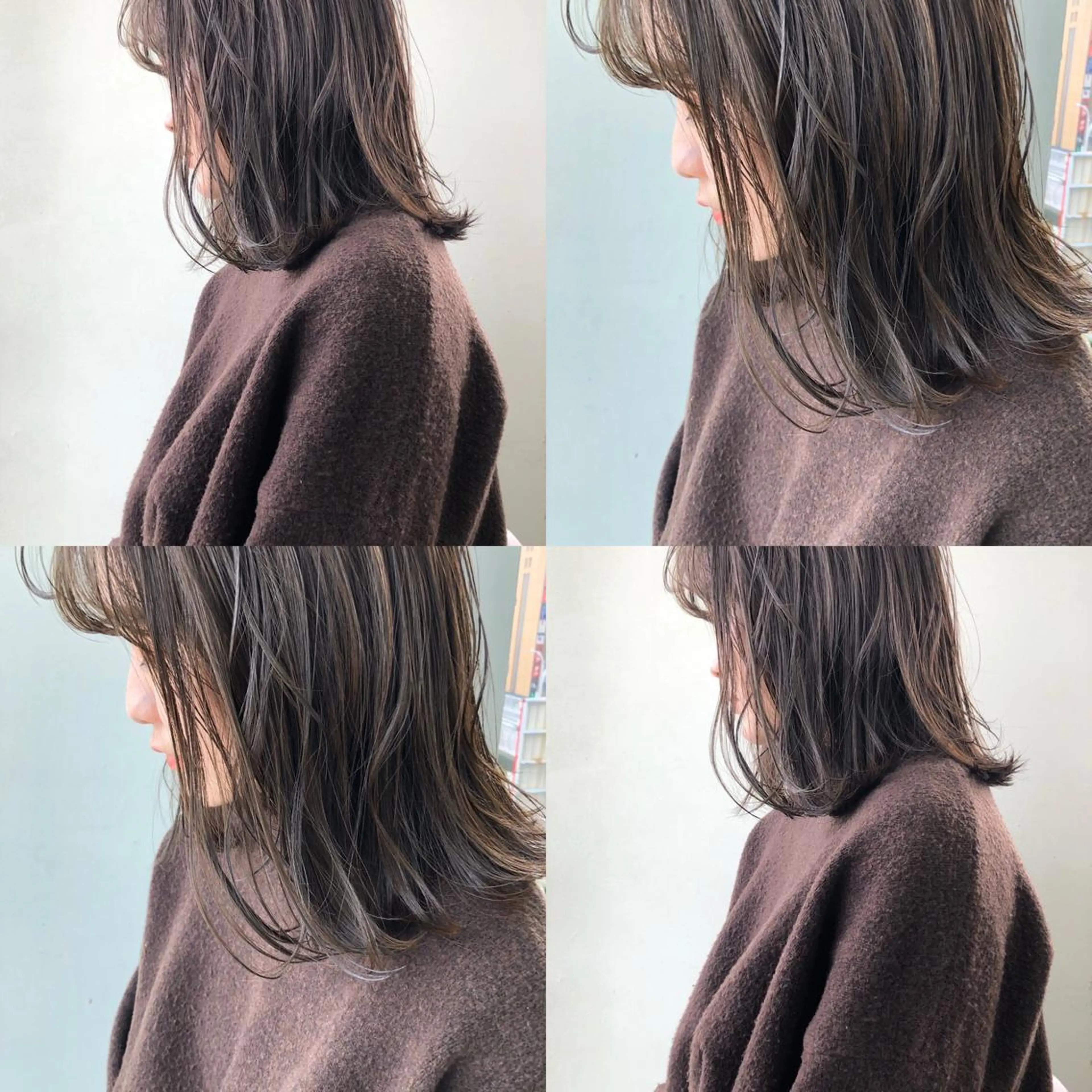 ミディアム カット ヘアカラー トリートメント 小澤大輔 YOLO hairのヘアスタイル