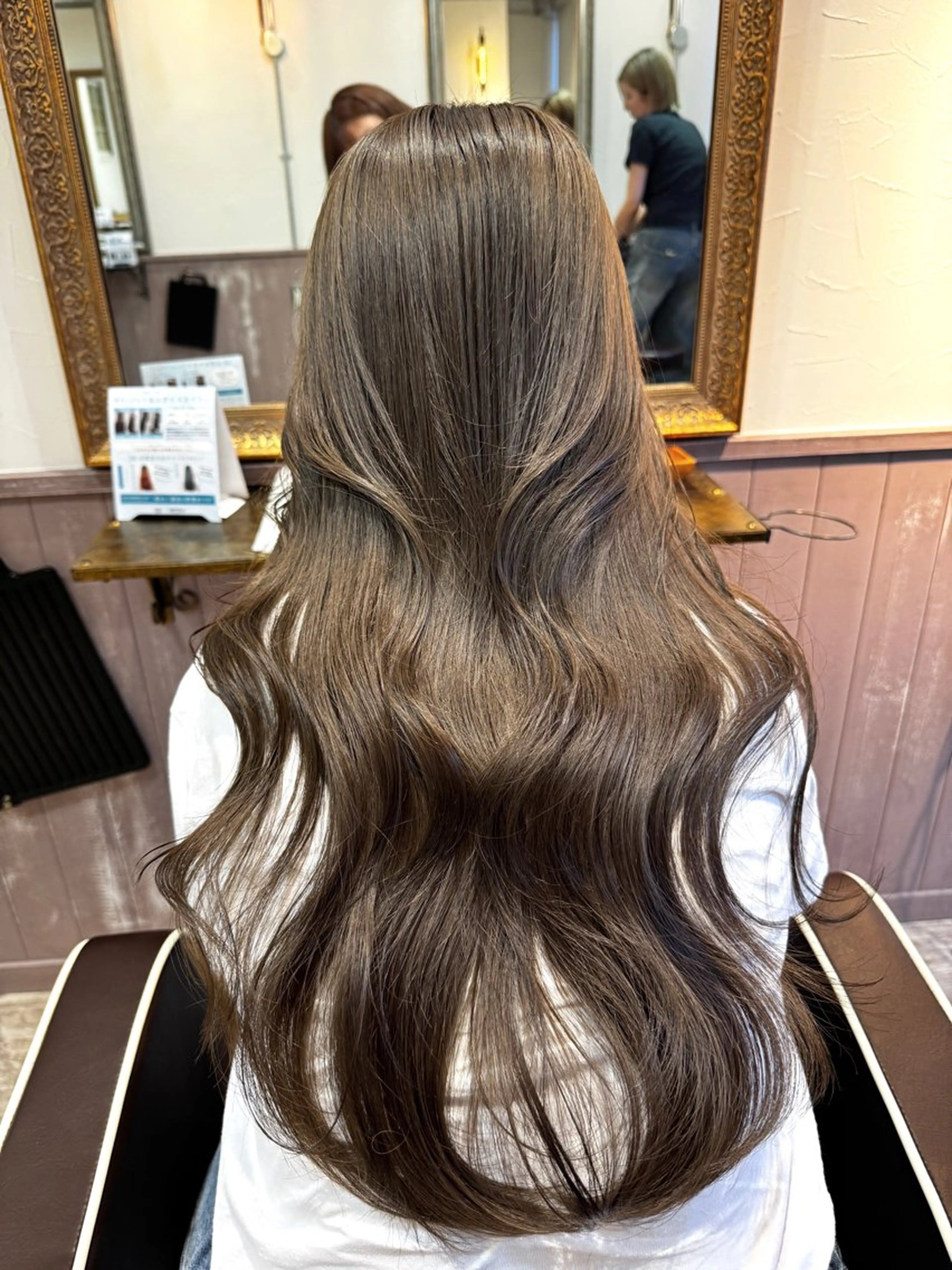 ロング カラー カット ヘアカラー トリートメント 矢場町/ダブルカラー /レイヤー/アリサのヘアスタイル