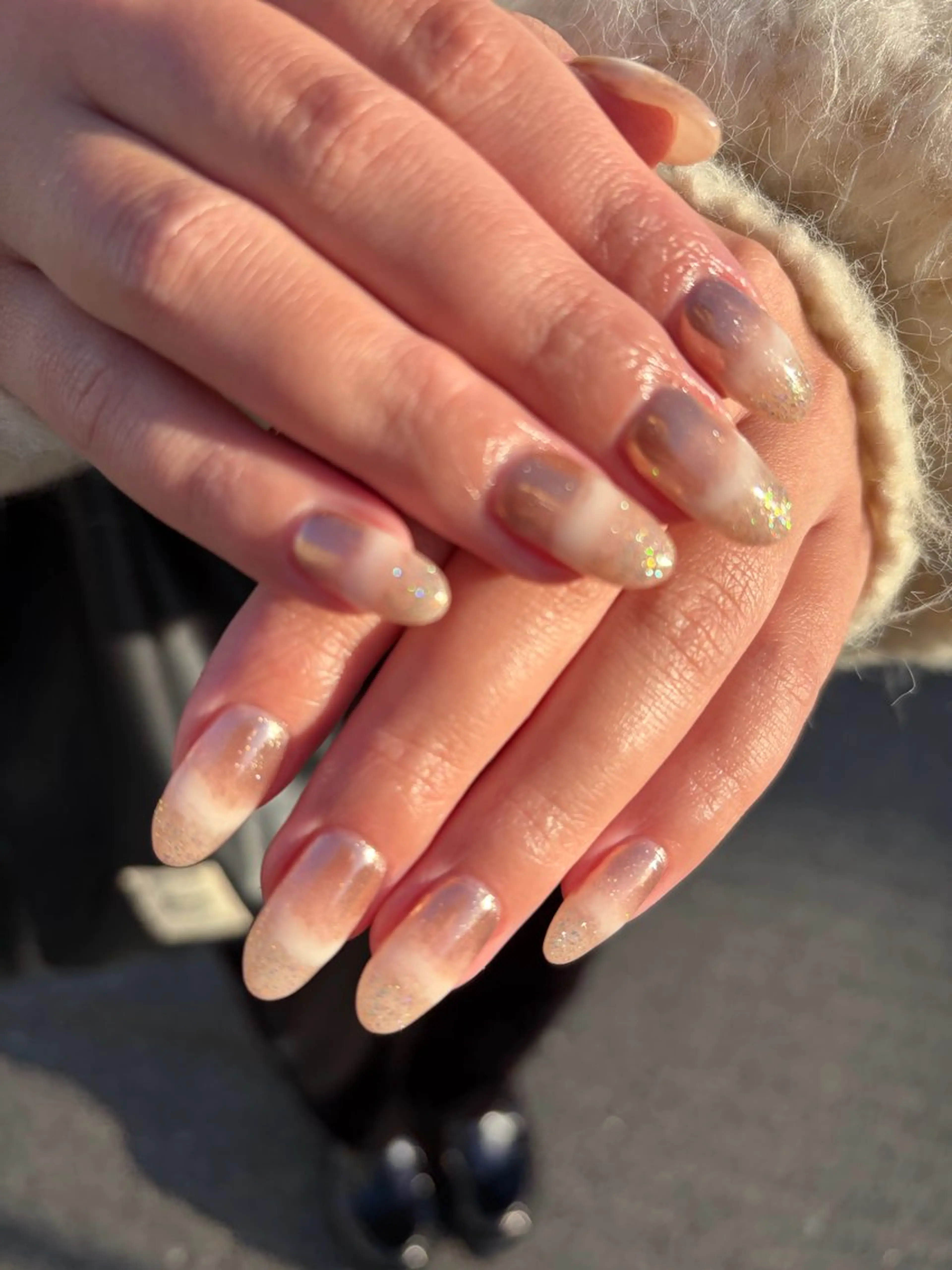 ネイル キラキラネイル ハンドネイル Nail Sant Esperanza by SALON DE やす所属・Sant Esperanzaのネイルデザイン