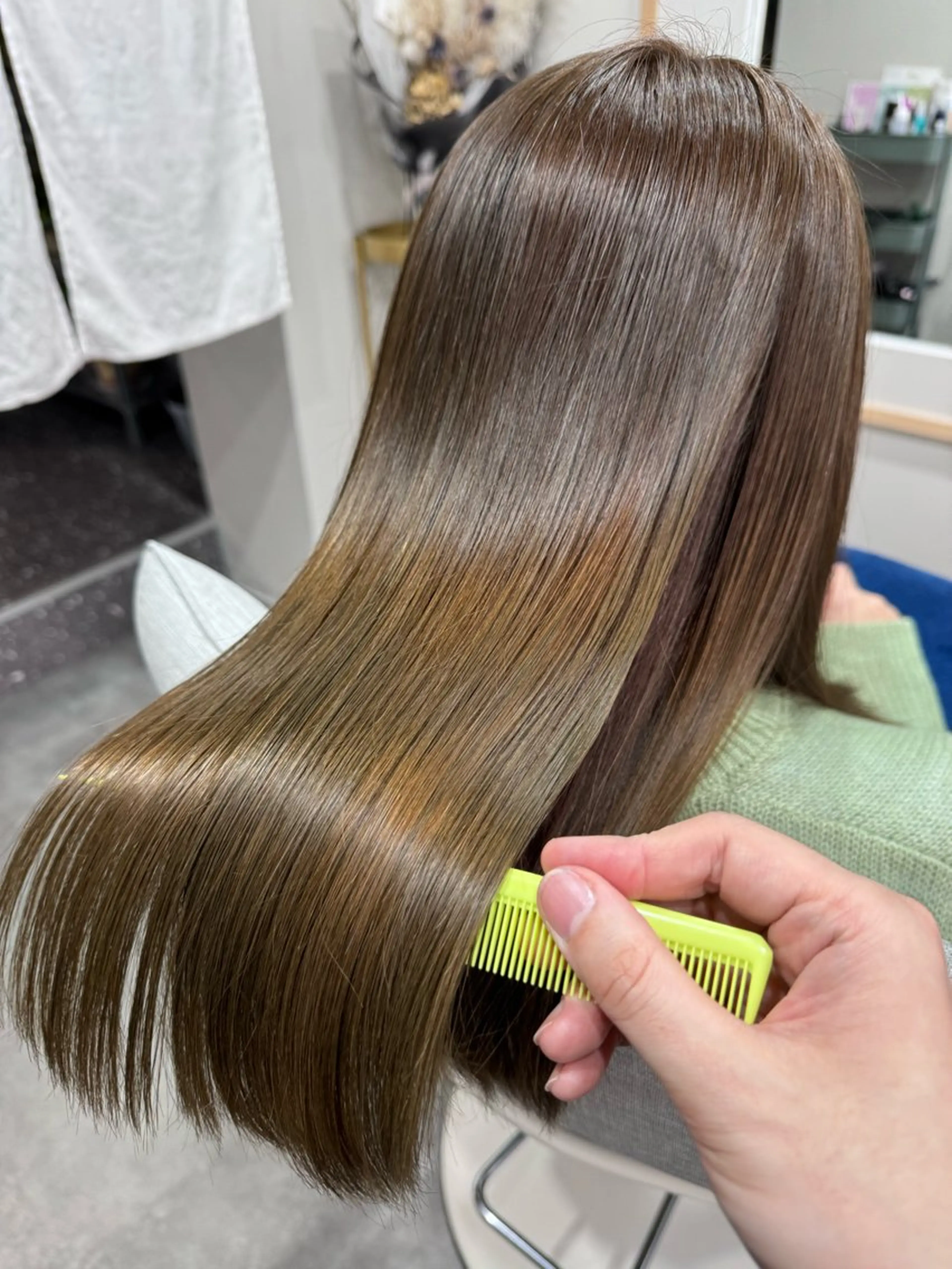 セミロング カラー ヘアカラー トリートメント liL hair lounge所属・liL  hair サトウリョウタのヘアスタイル