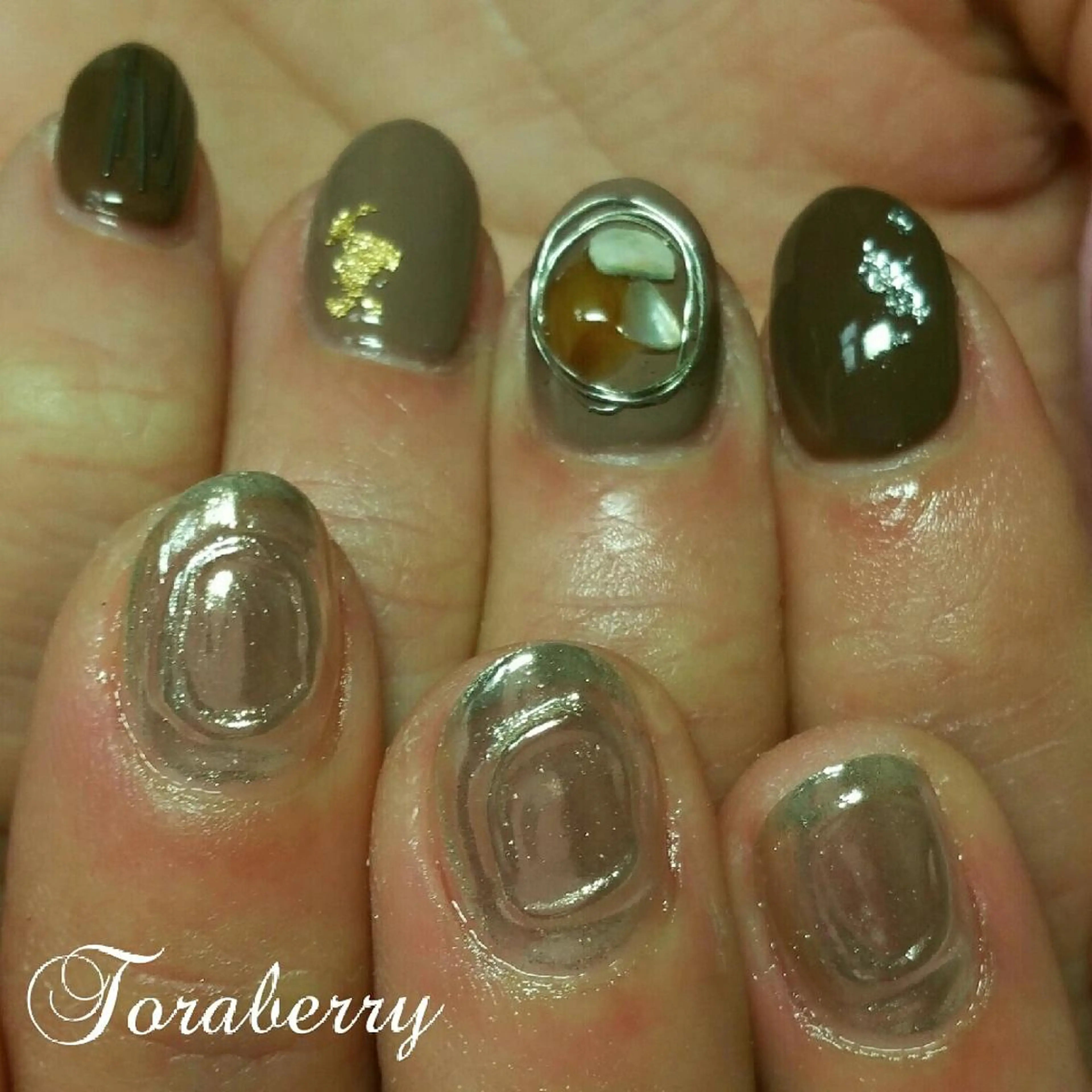 ネイル ショートネイル ハンドネイル ネイリスト なつみのネイルデザイン