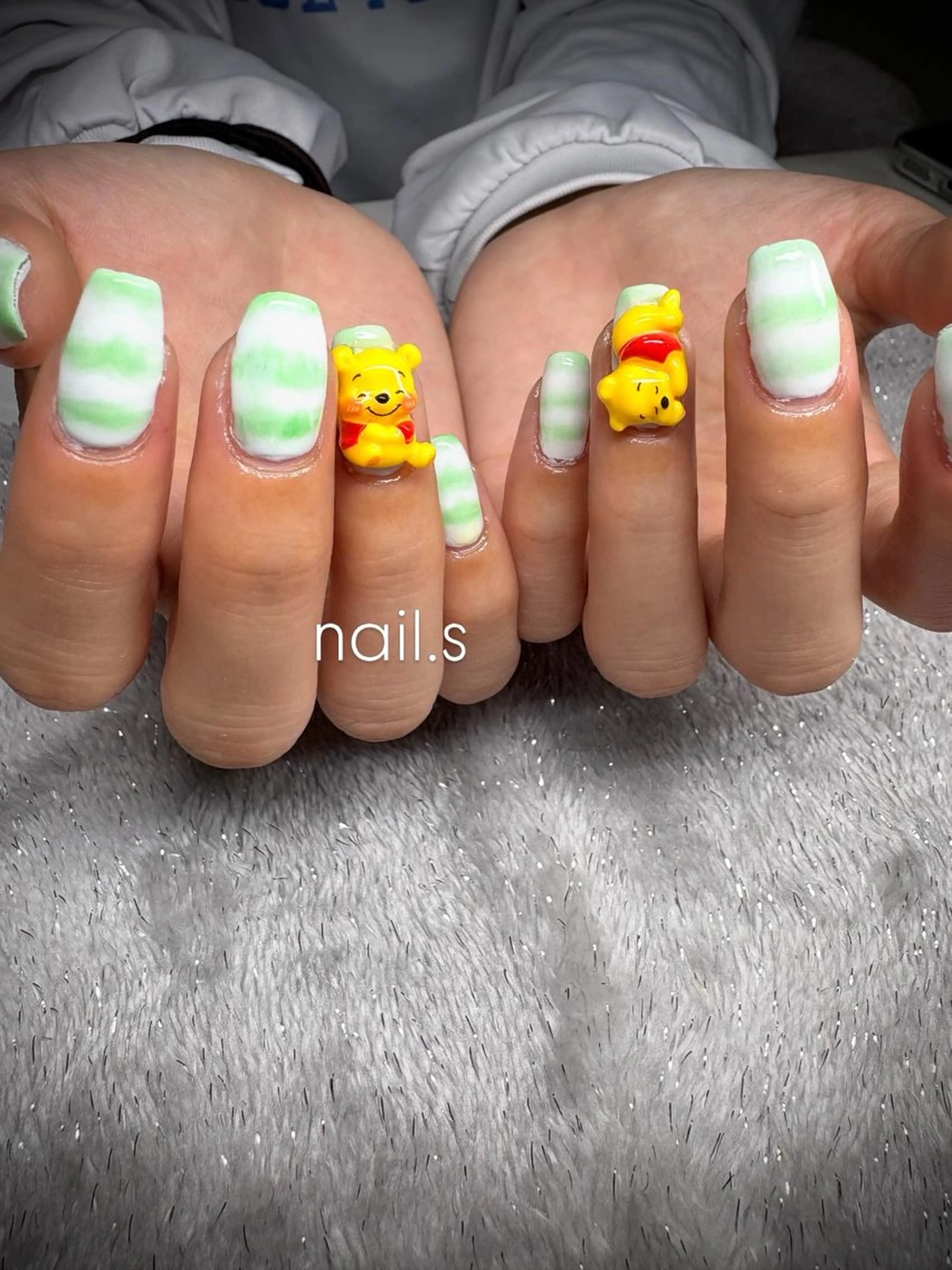 ネイル ボーダー ハンドネイル nail.s misatoのネイルデザイン