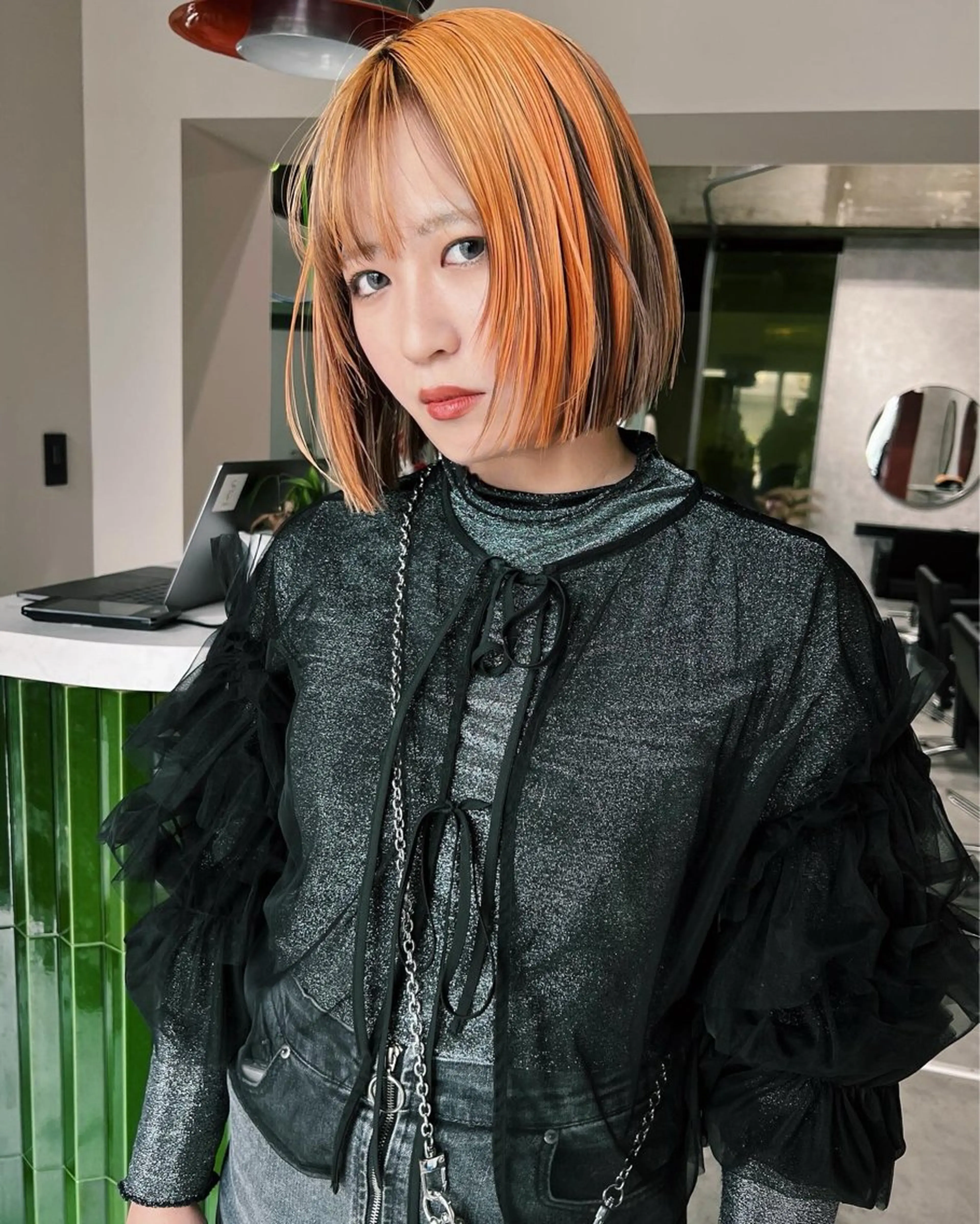 ショート カラー ヘアカラー トリートメント 🧡色落ちまで2度綺 麗なカラー🧡ヨシキのヘアスタイル