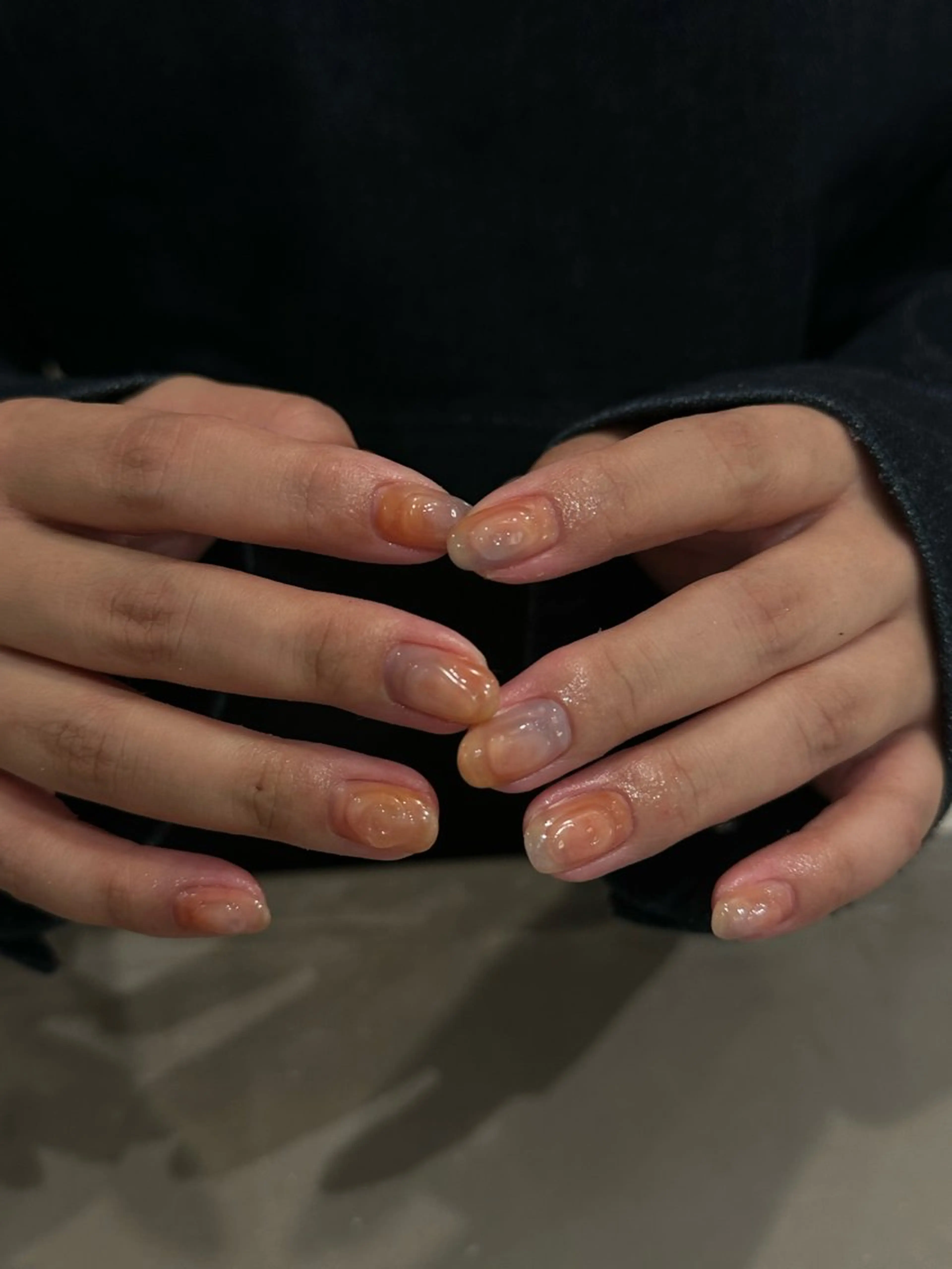 ネイル ニュアンスネイル ハンドネイル NINE_ SAKIのネイルデザイン