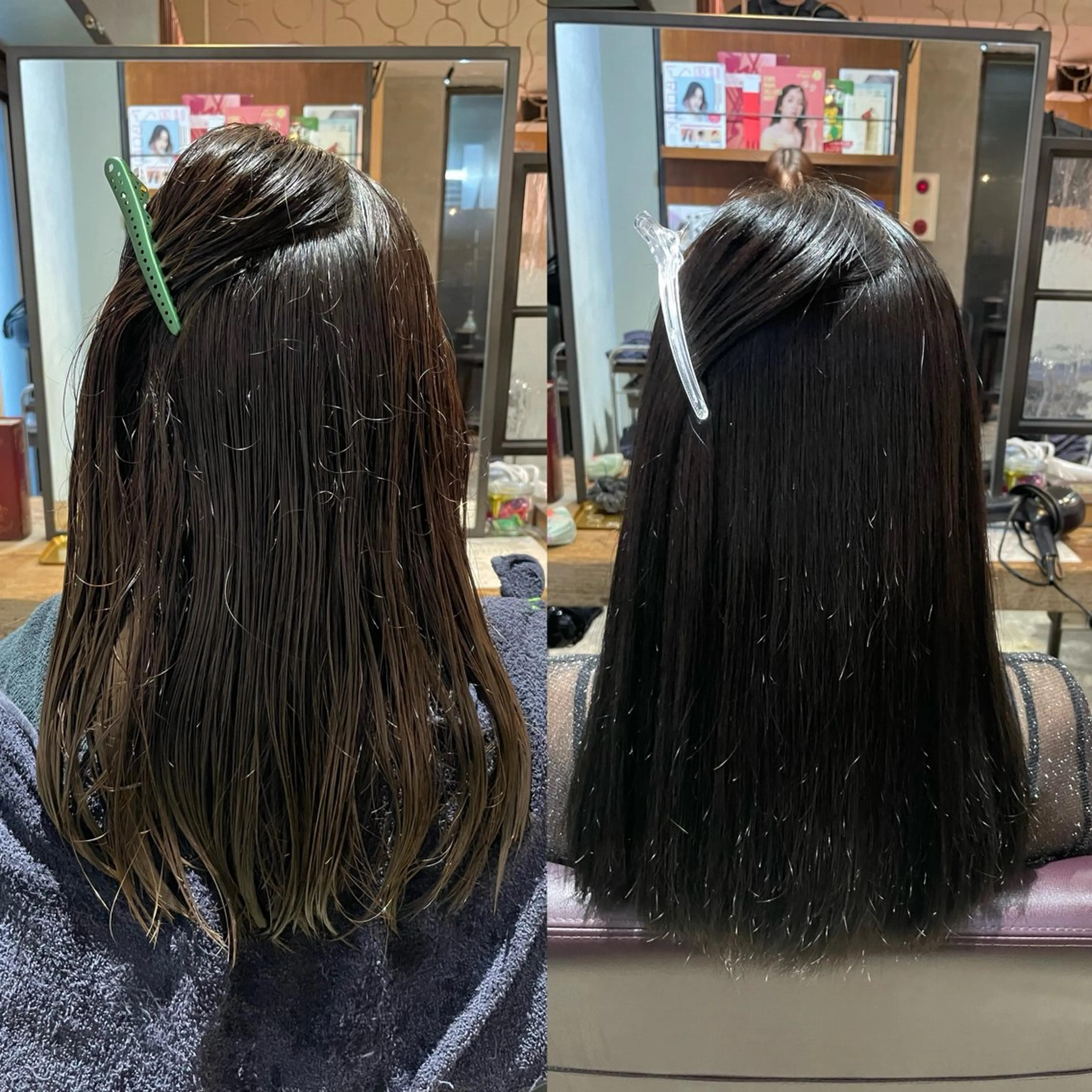 ロング saya 🧸 カット/縮毛矯正のヘアスタイル