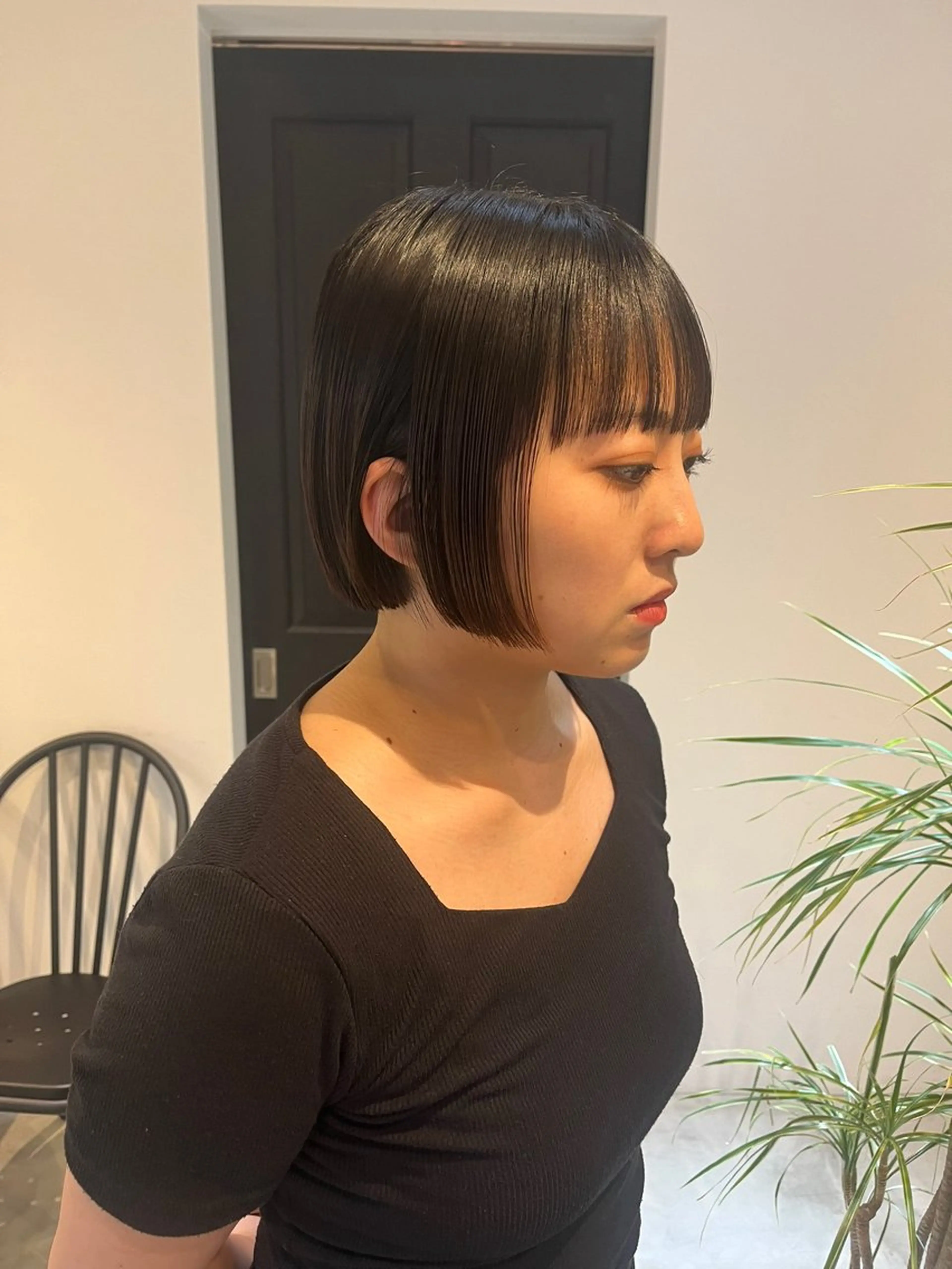 ショート ボブ ALLYS 渋谷店所属・最高級の艶のある カラーmei🎨のヘアスタイル