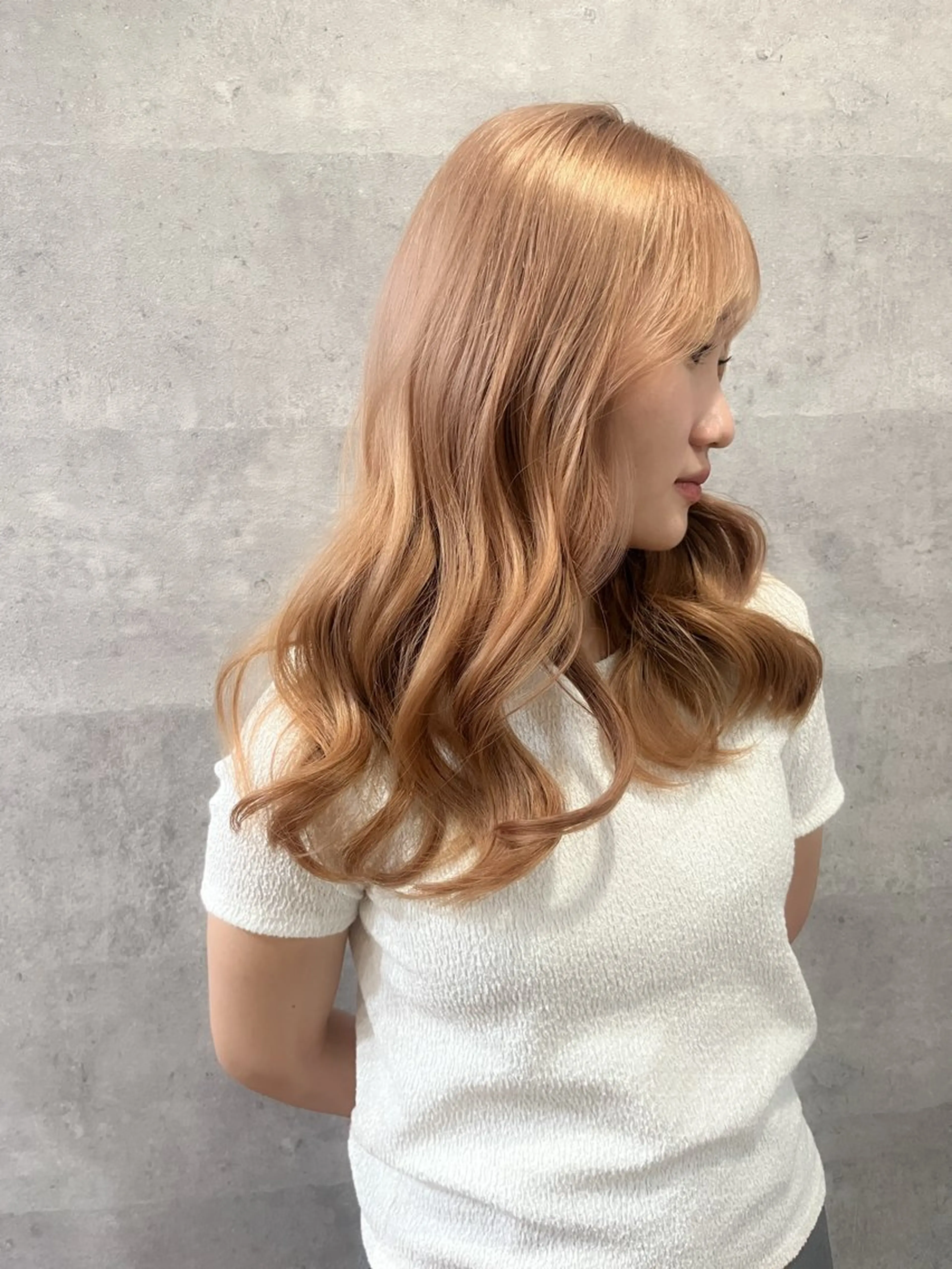 セミロング カラー ヘアカラー Grow by NYNY 坂本 理輝のヘアスタイル