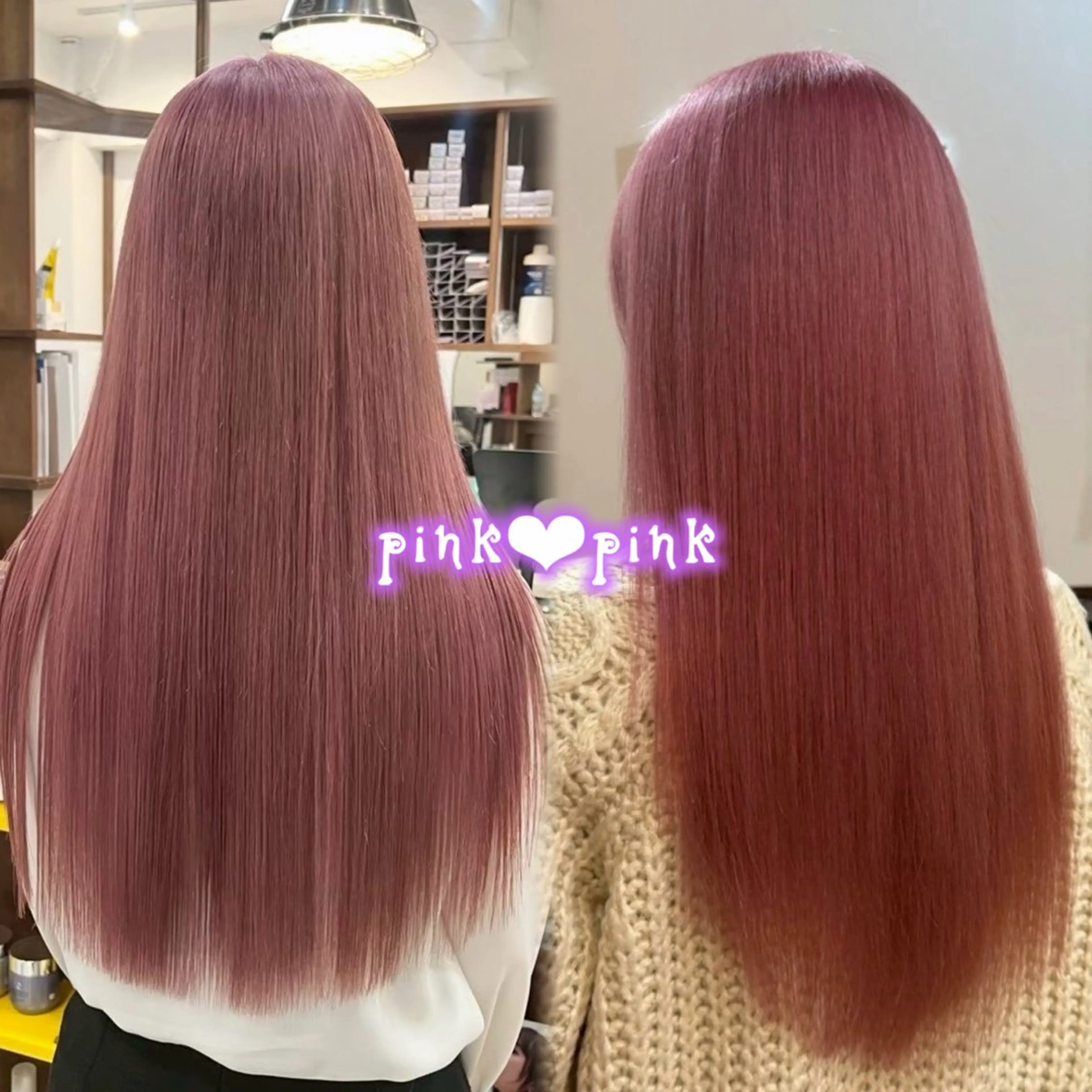 カラー ★艶ハイトーン★ LUCKモミジのヘアスタイル