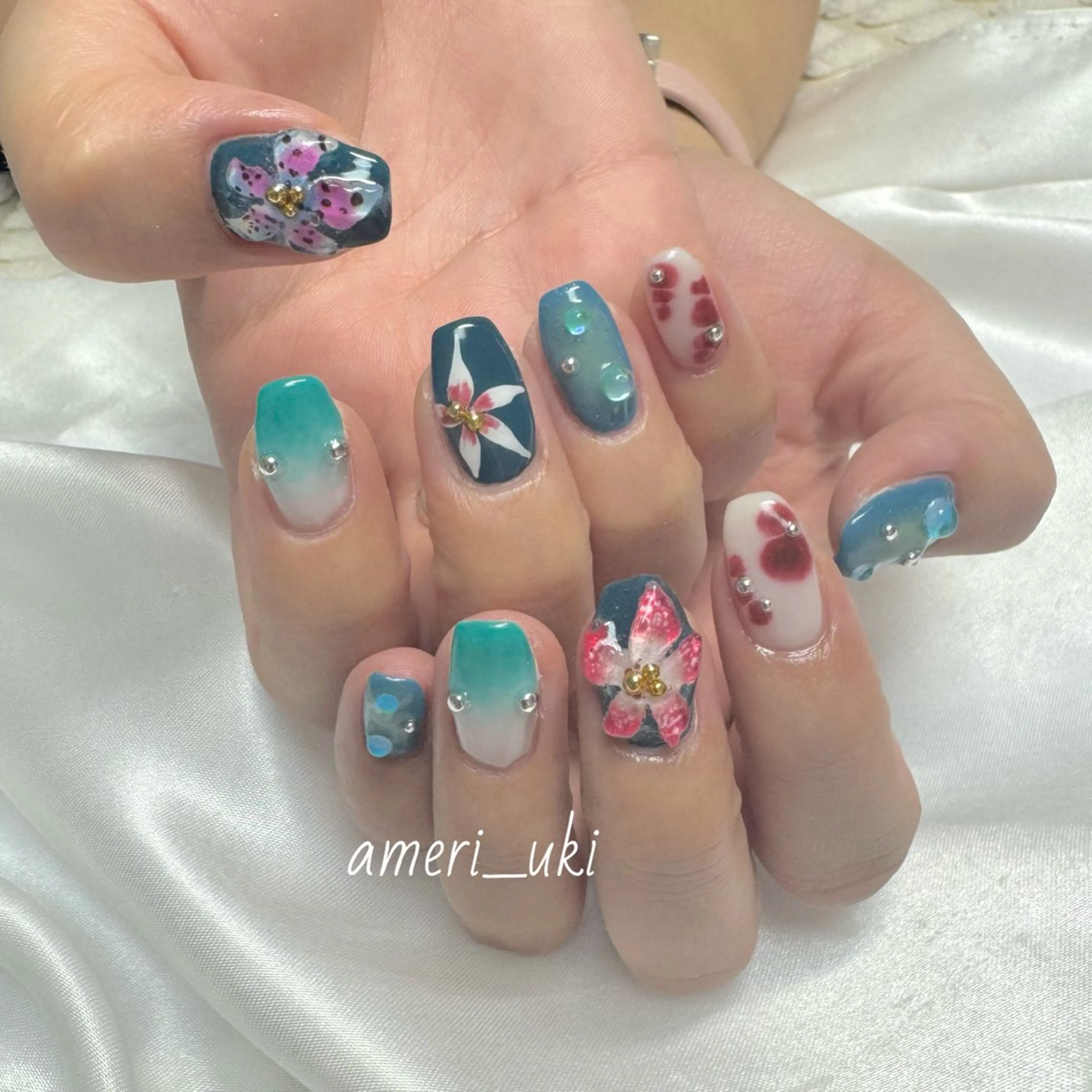 ネイル ハンドネイル Ameri nail /UKIのネイルデザイン