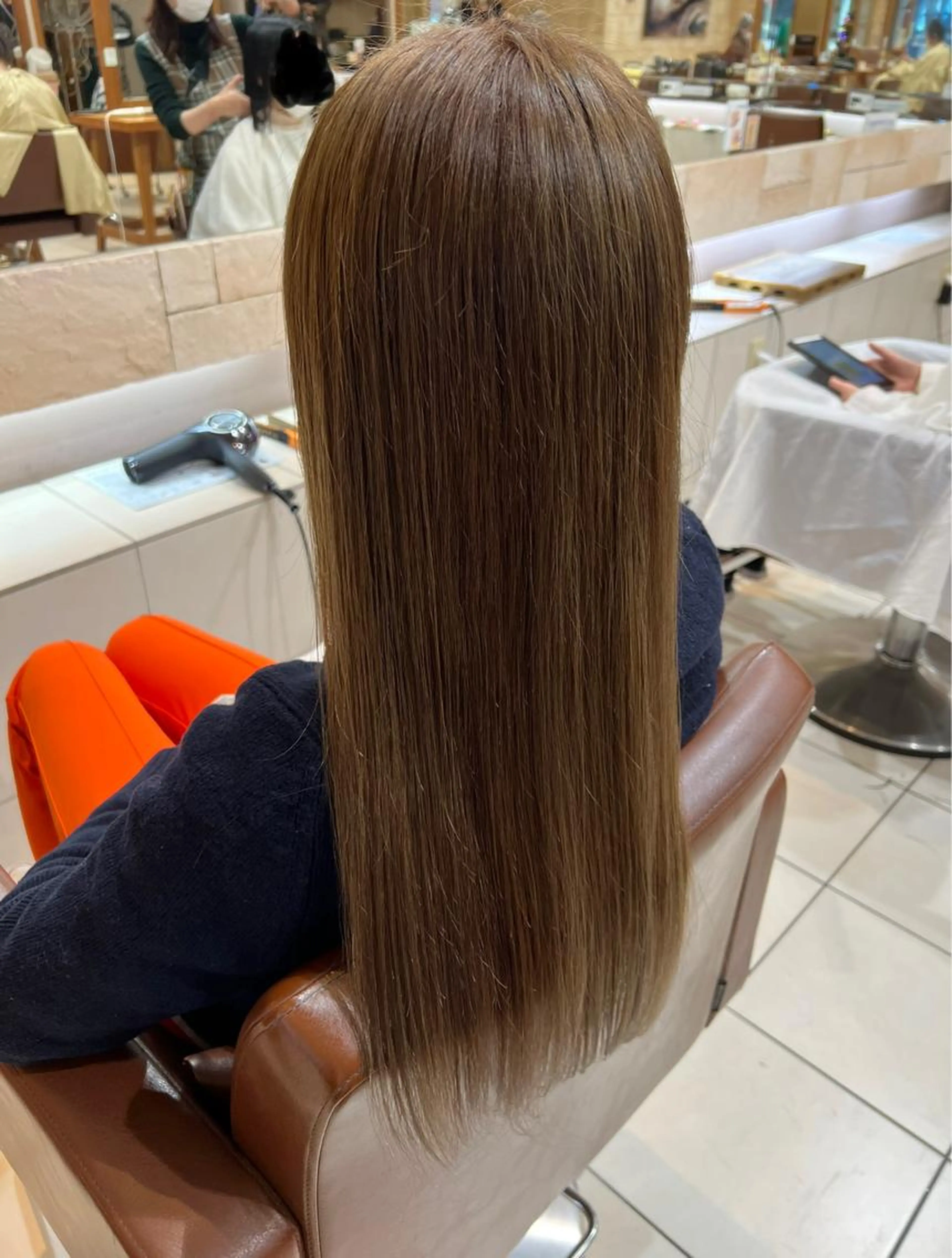 ✨髪質改善☆天使の艶♪美髪酸性ストレート＆カット→￥19800ロング料金なしの写真