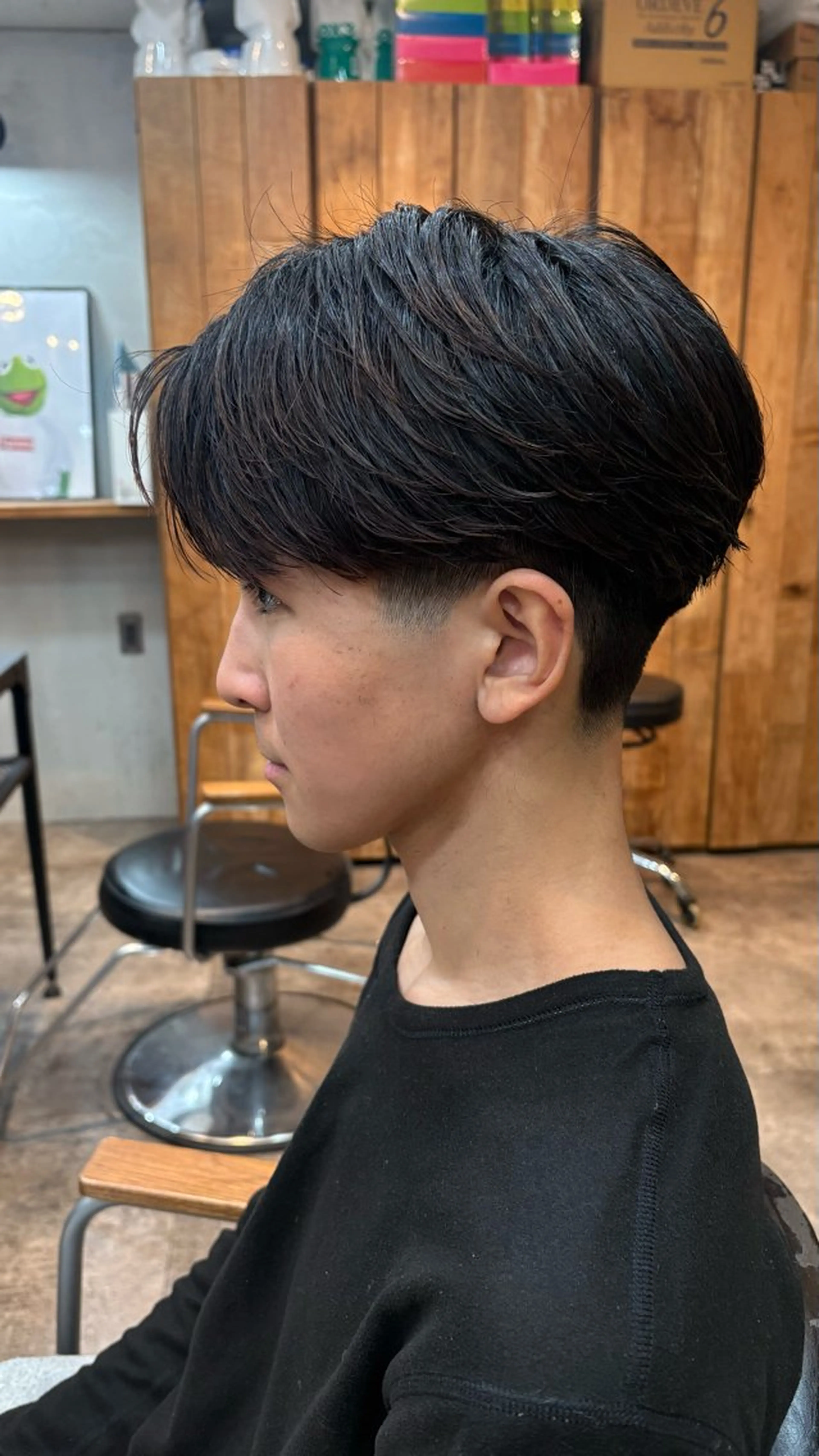 メンズ フェードカット カット パーマ men's salon gaudi梅田茶屋町店所属・青木 星翔のヘアスタイル