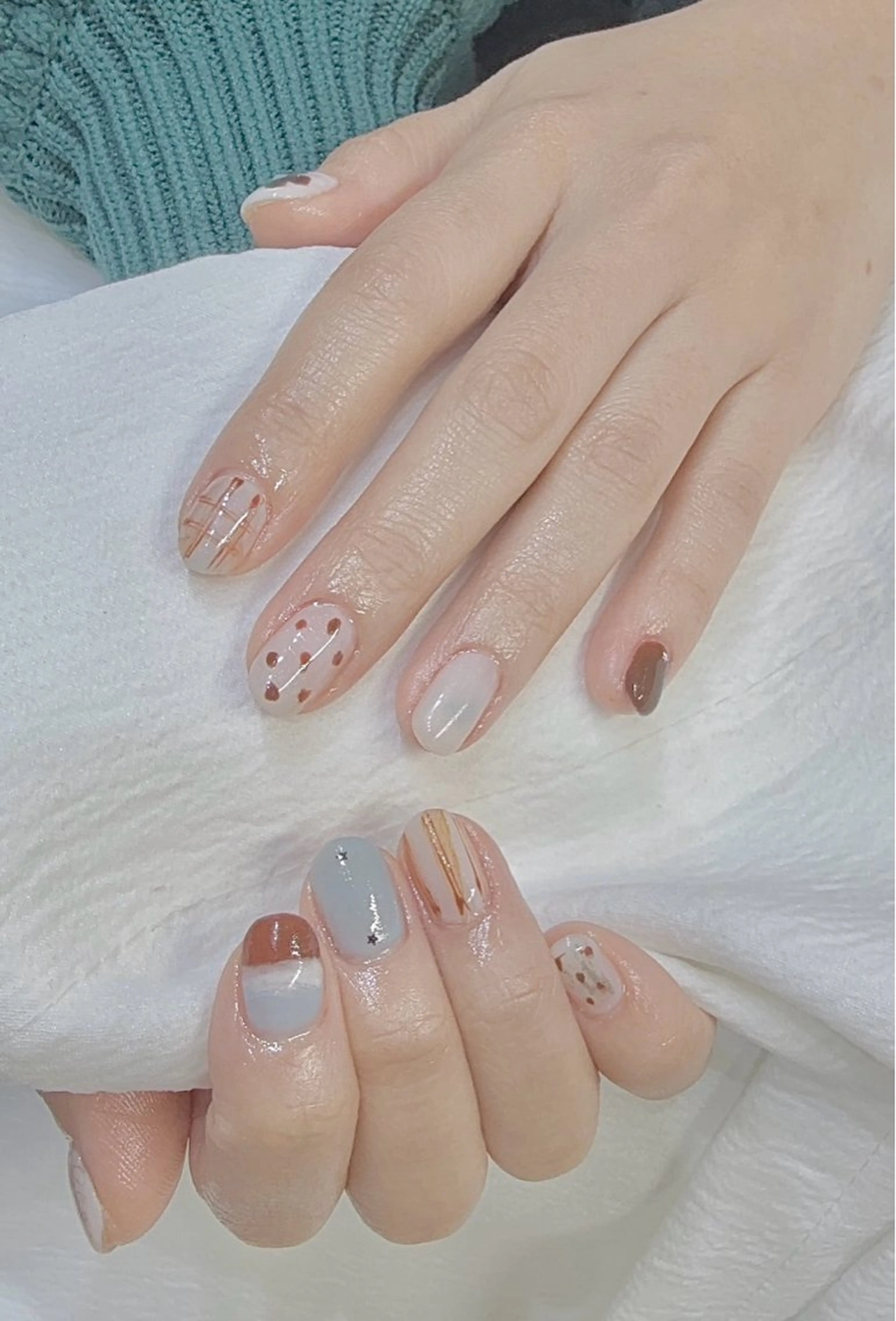 ネイル ハンドネイル ハンドケア NailSalon✨ Écrinエクランのネイルデザイン