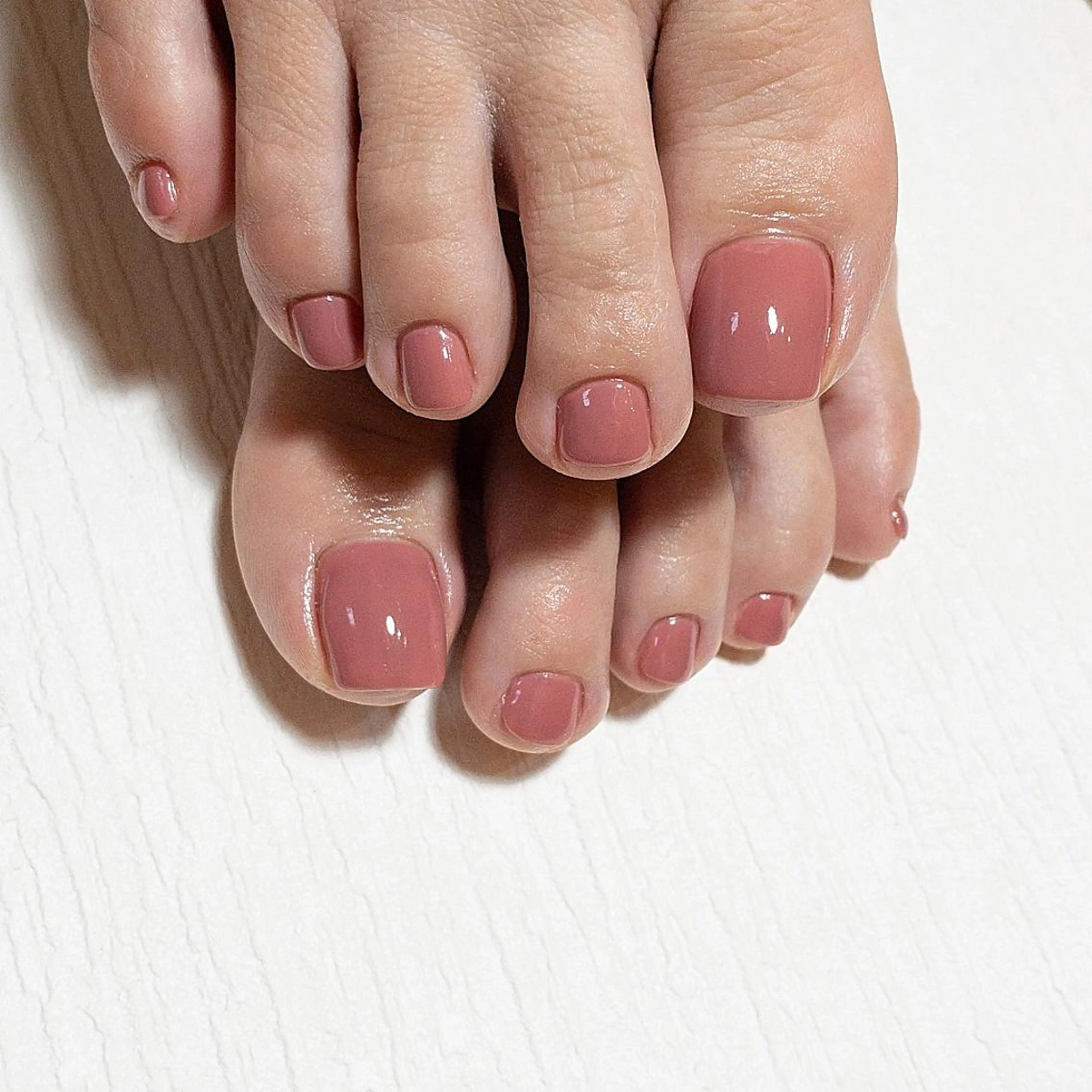 オフなし+フットワンカラーの写真