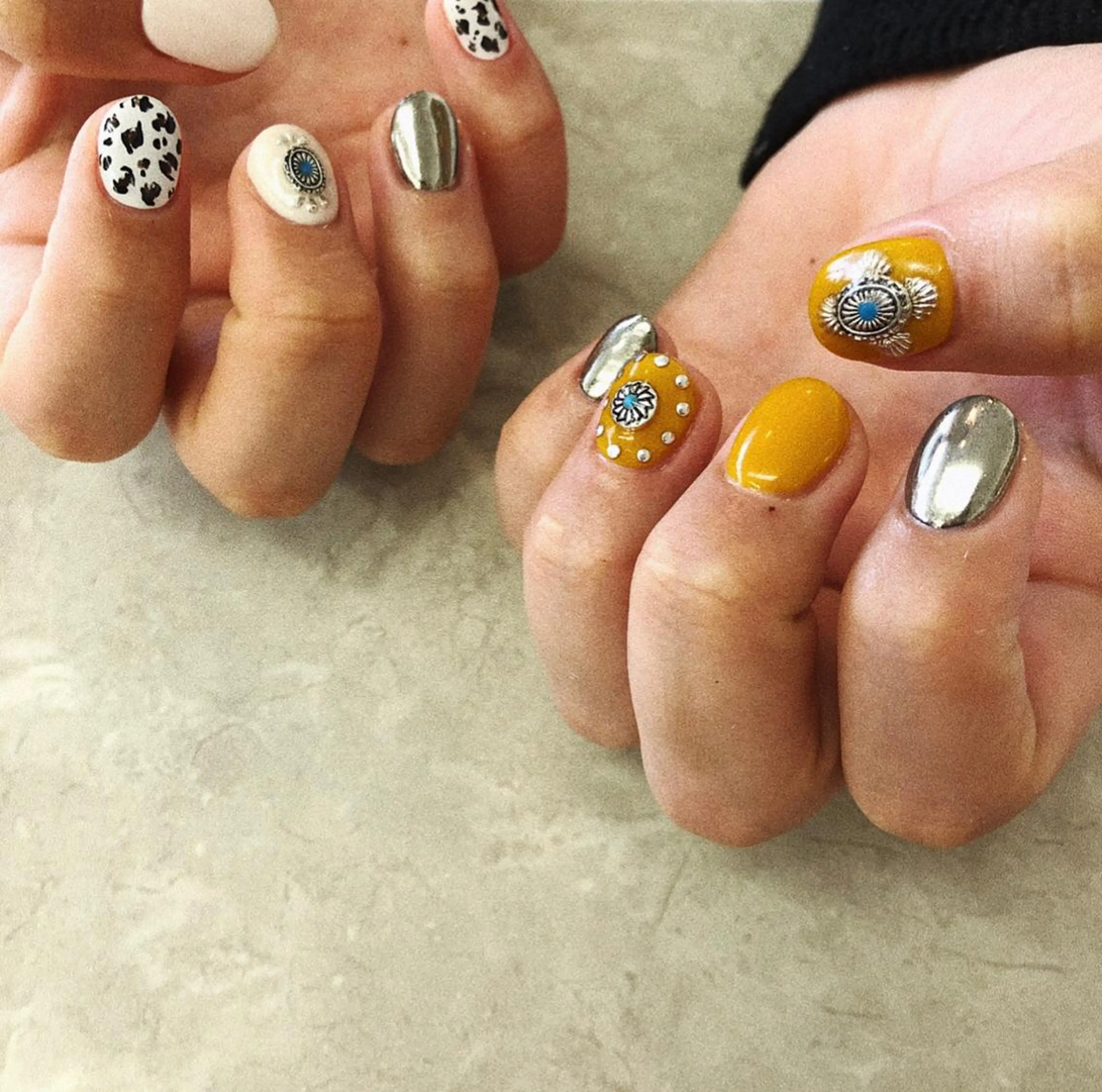 ネイル アニマル柄 持ち込み ショートネイル 1 9 9 7所属・nail 1997のネイルデザイン