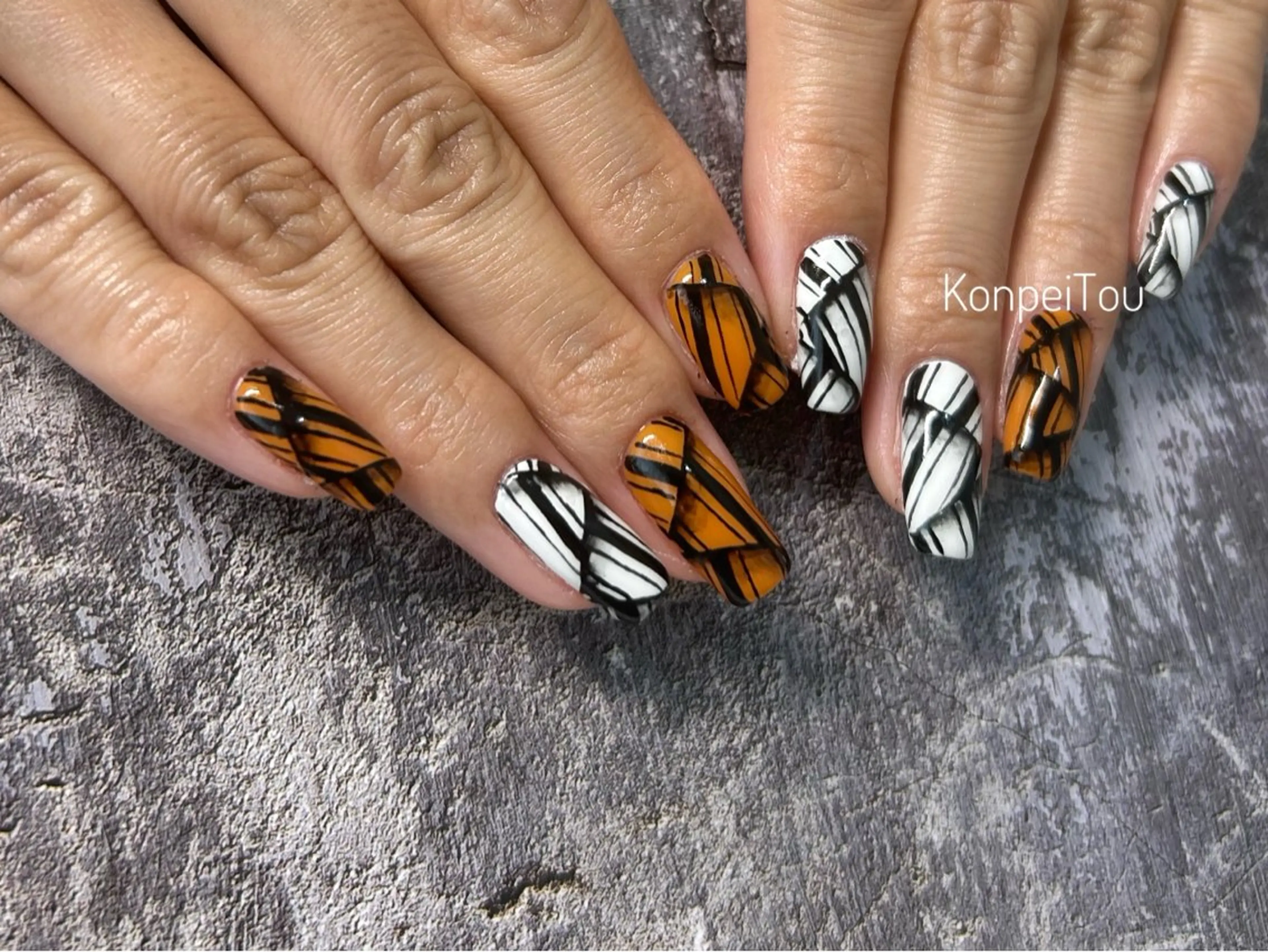 ネイル ハンドネイル おうちのネイルサロン　konpeiTou〜こんぺいとう〜所属・おうちのネイルサロン KonpeiTouのネイルデザイン