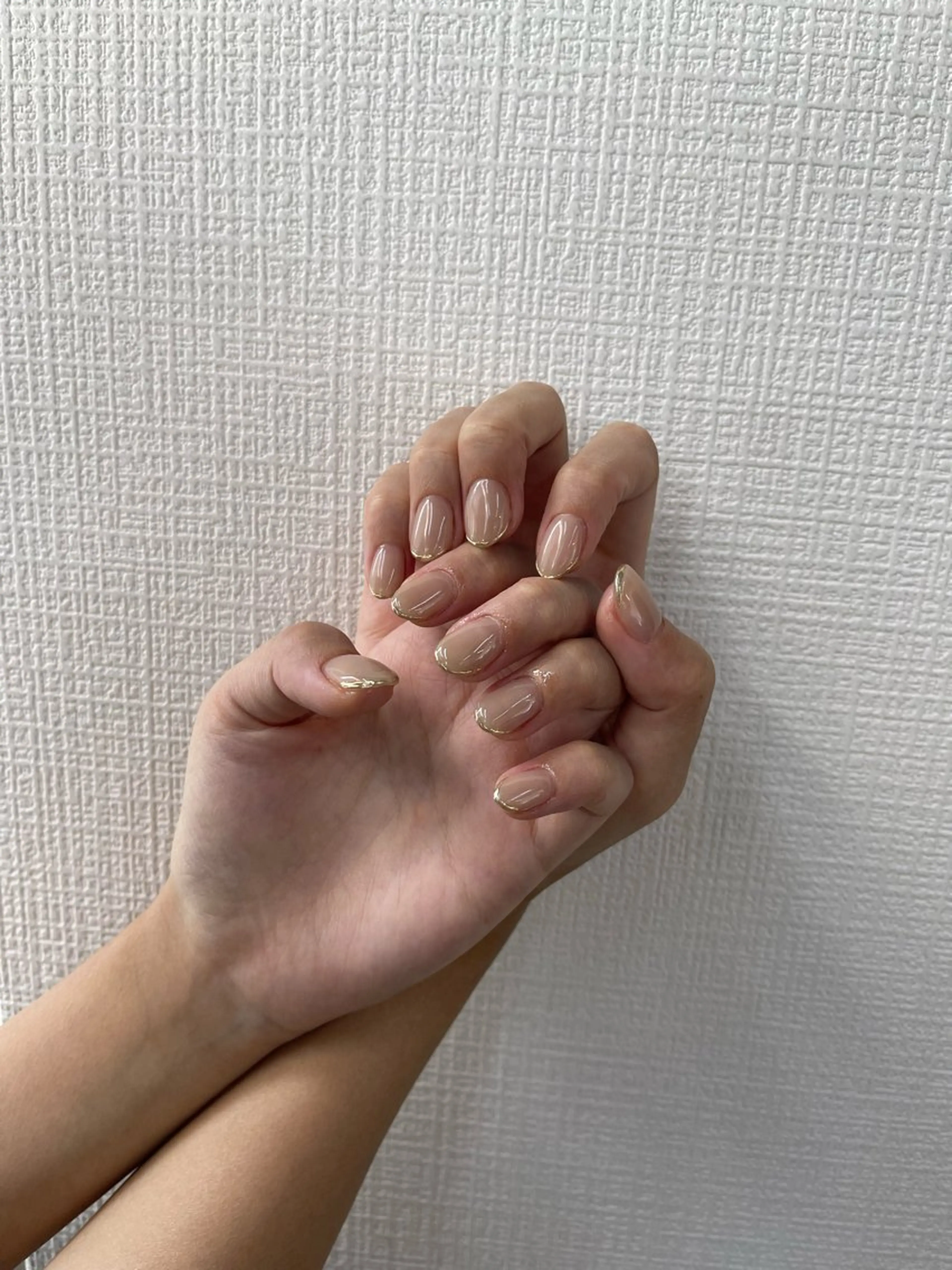 ネイル フレンチネイル マグネットネイル ニュアンスネイル ワンカラーネイル ハンドネイル GRANDE大須 Cecil💜のネイルデザイン