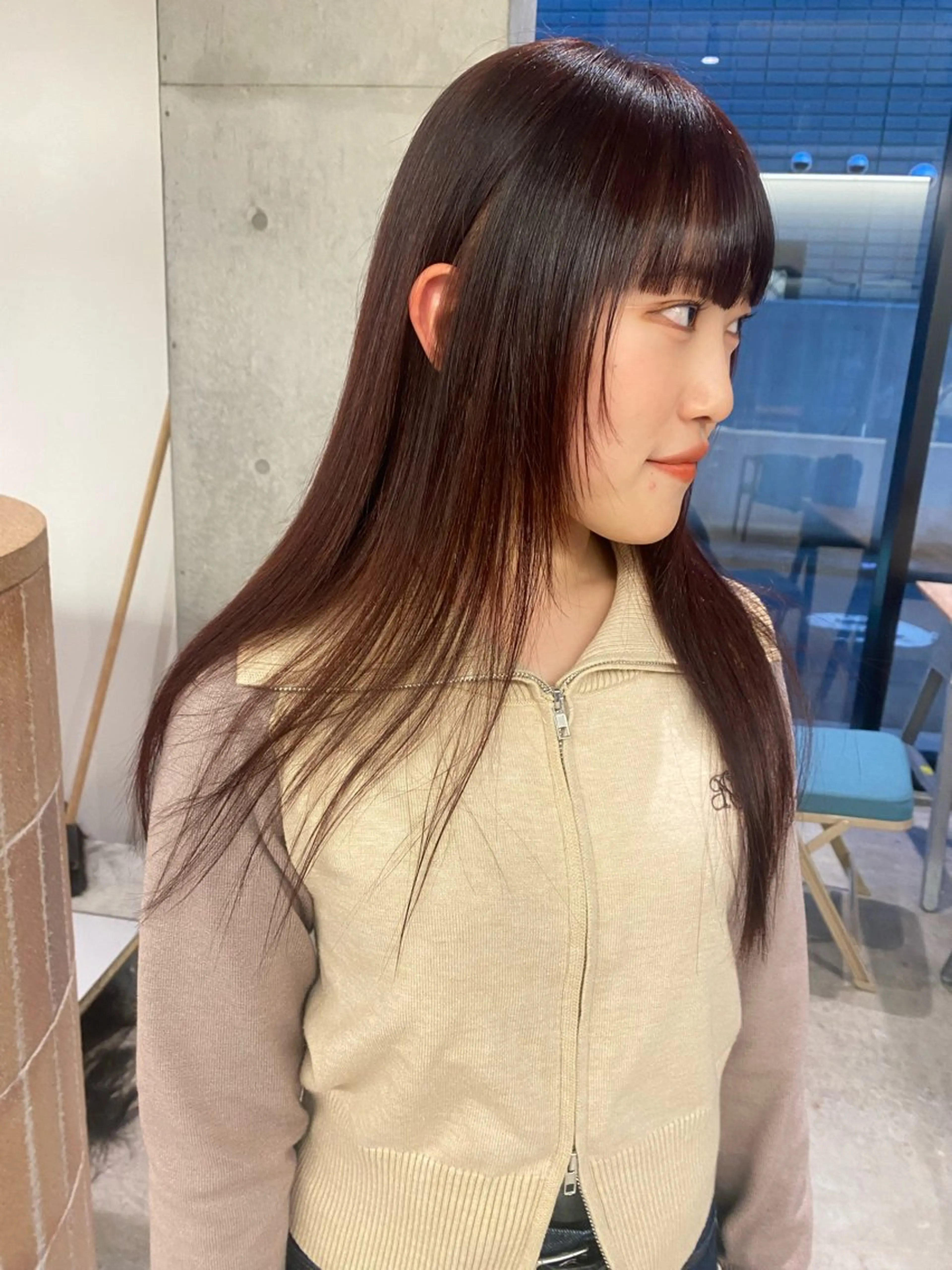 ロング カラー カット ヘアカラー トリートメント レイヤー/柔色 カラー/SAkiのヘアスタイル