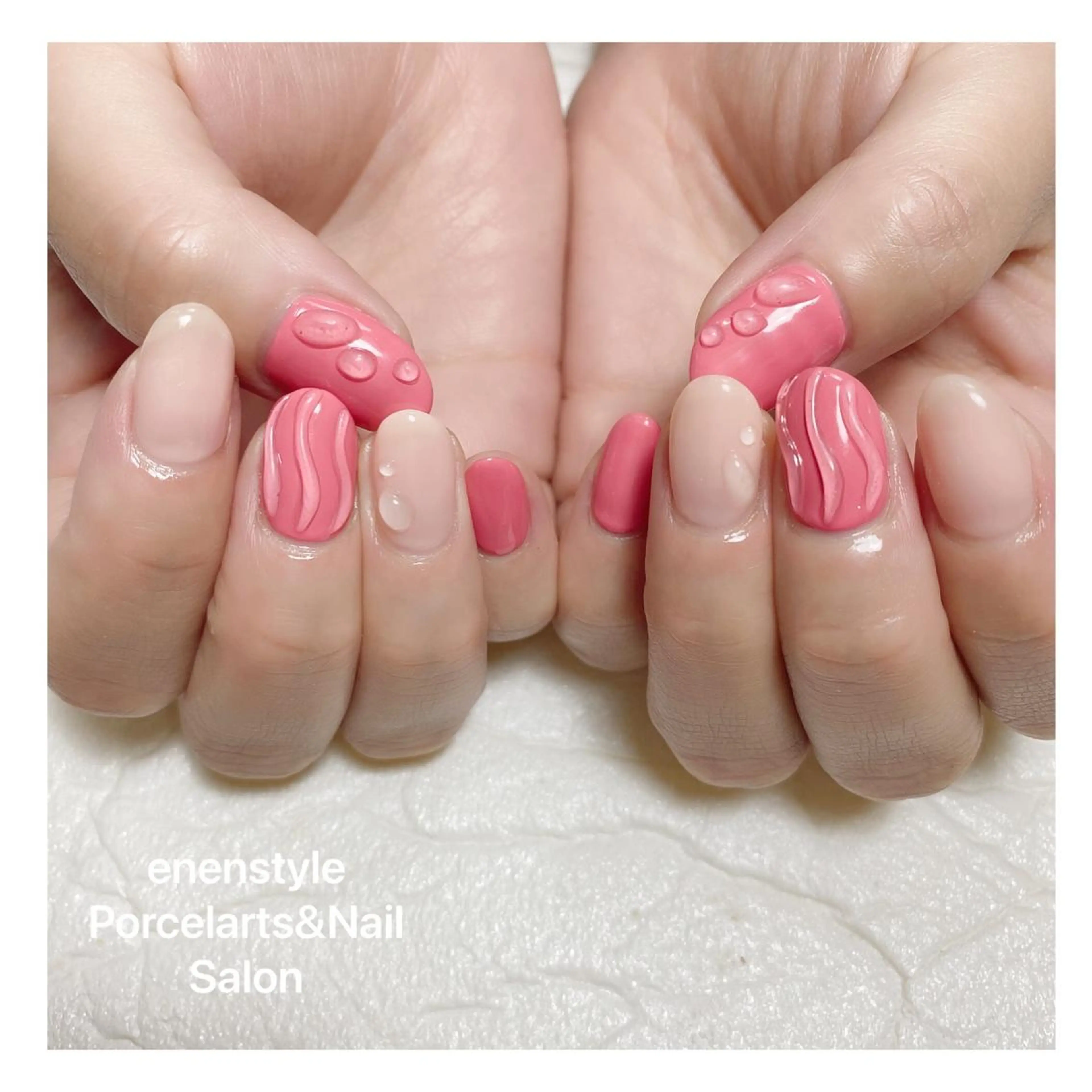 ミディアム ネイル ハンドネイル 👑enen style👑のネイルデザイン