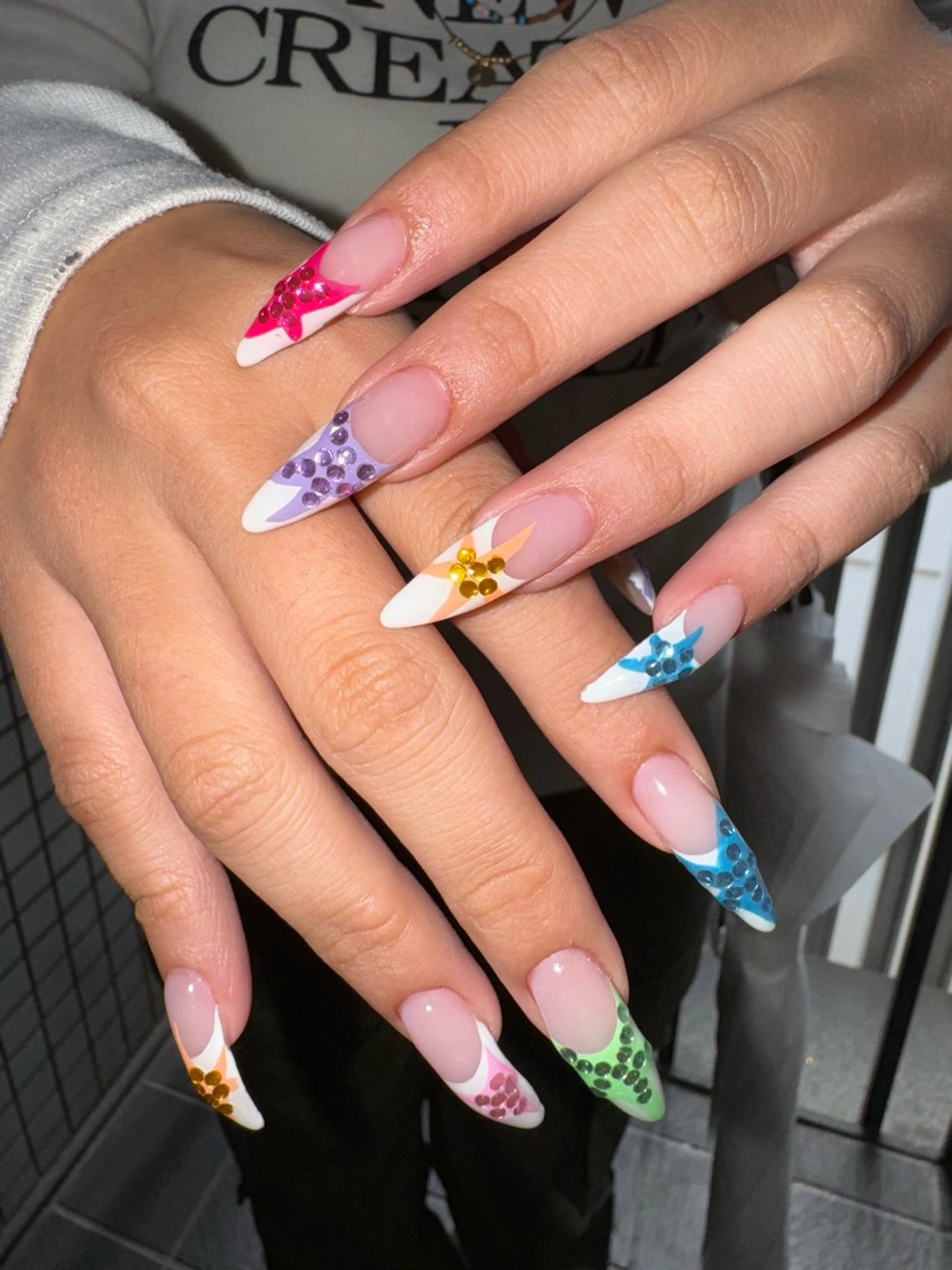 ネイル ハンドネイル フットネイル MITSUKI🪡 海外/個性派/ロングのネイルデザイン