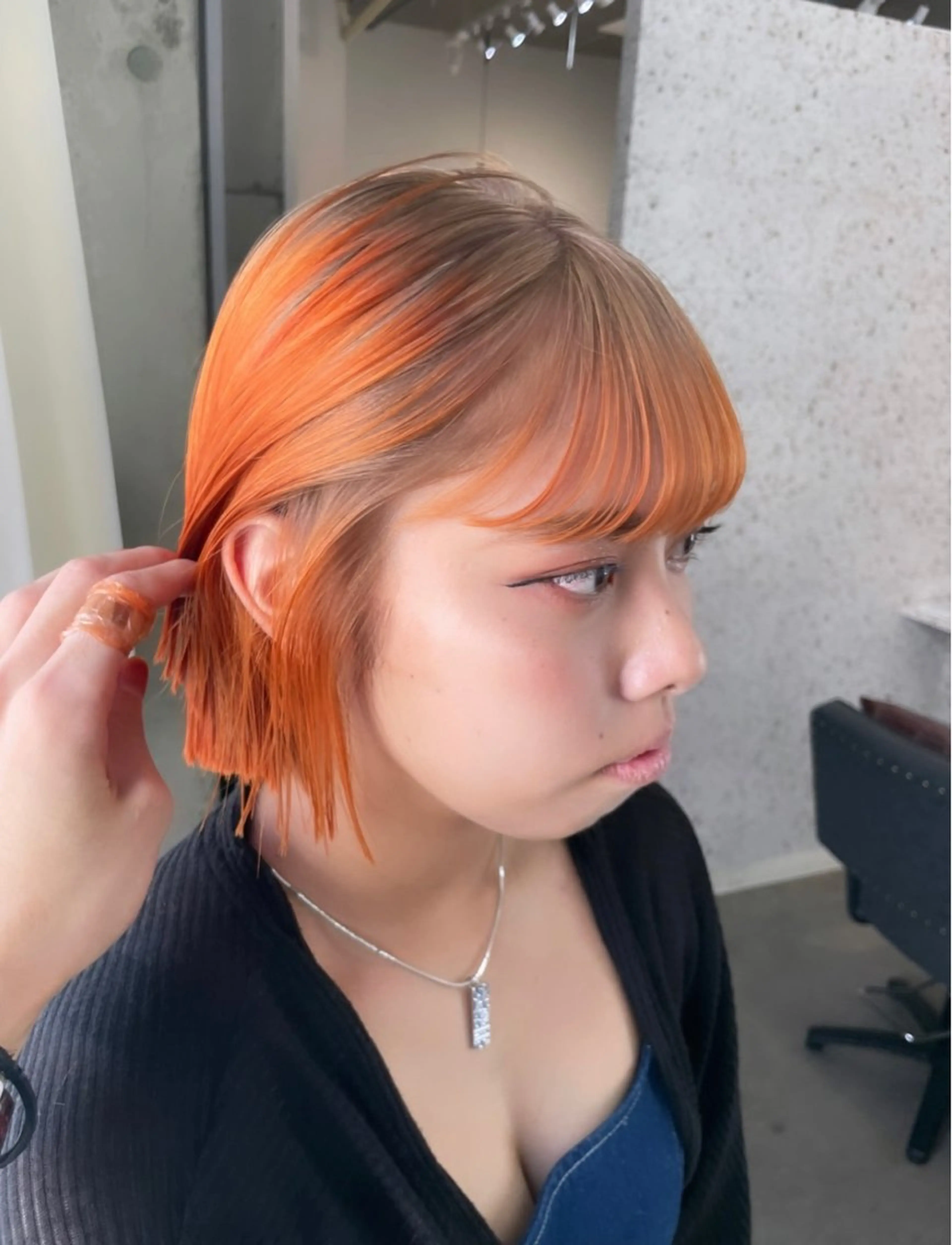 ショート 有人/バレイヤージュ /シャドールーツのヘアスタイル