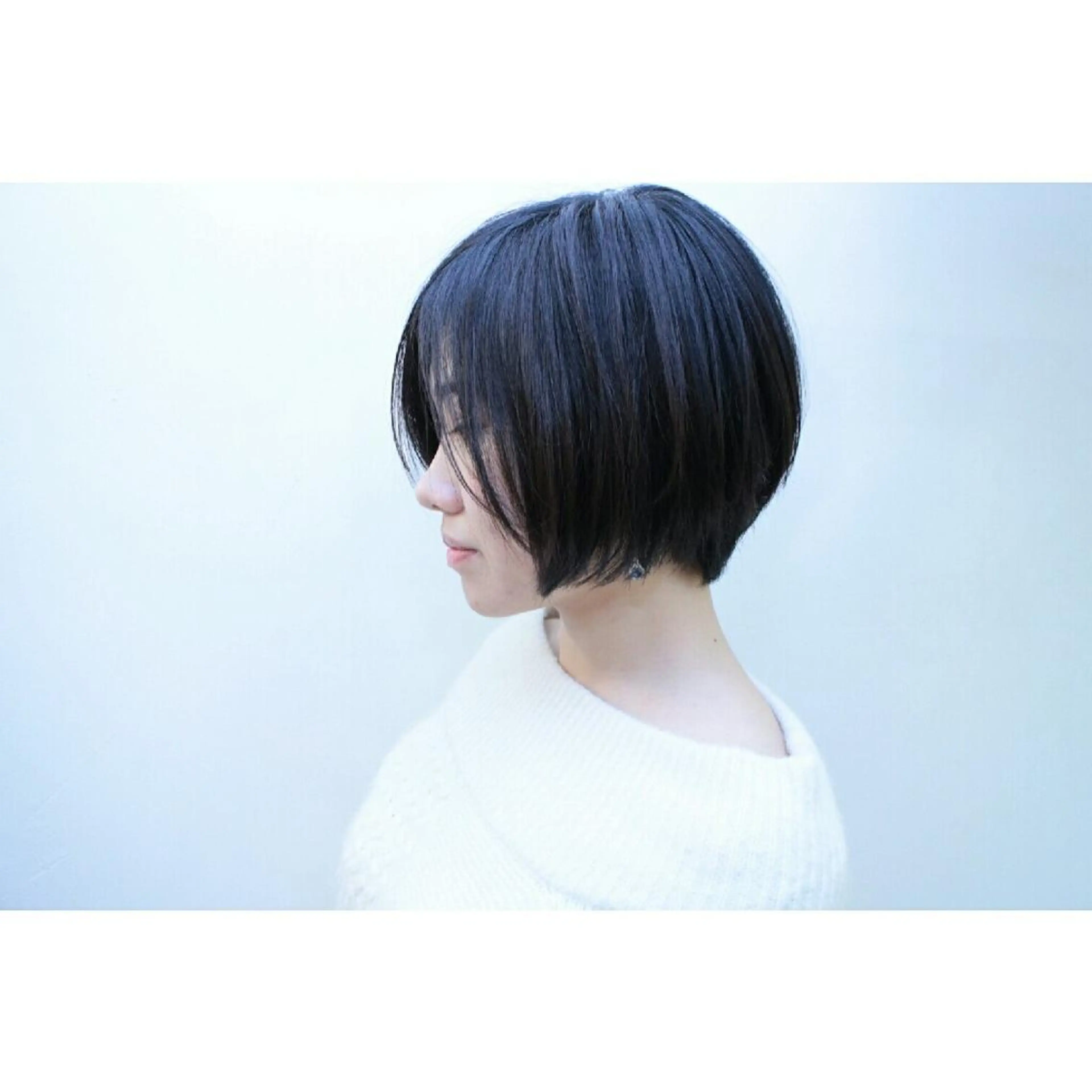 ショート Click所属・クニモトハルナ ボブ/柔らかカラーのヘアスタイル