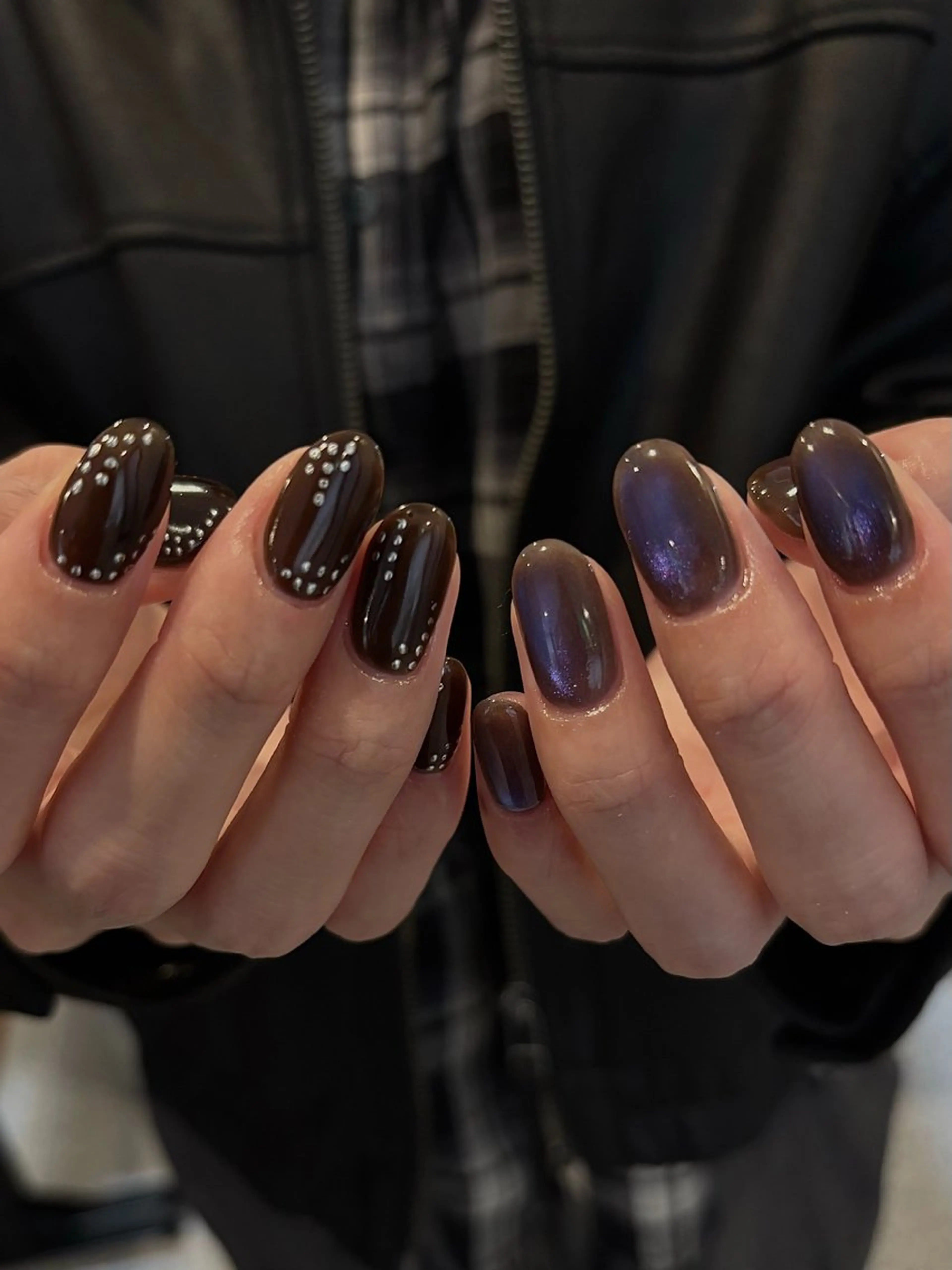 ネイル マグネットネイル ショートネイル ハンドネイル nao＿nail .929のネイルデザイン