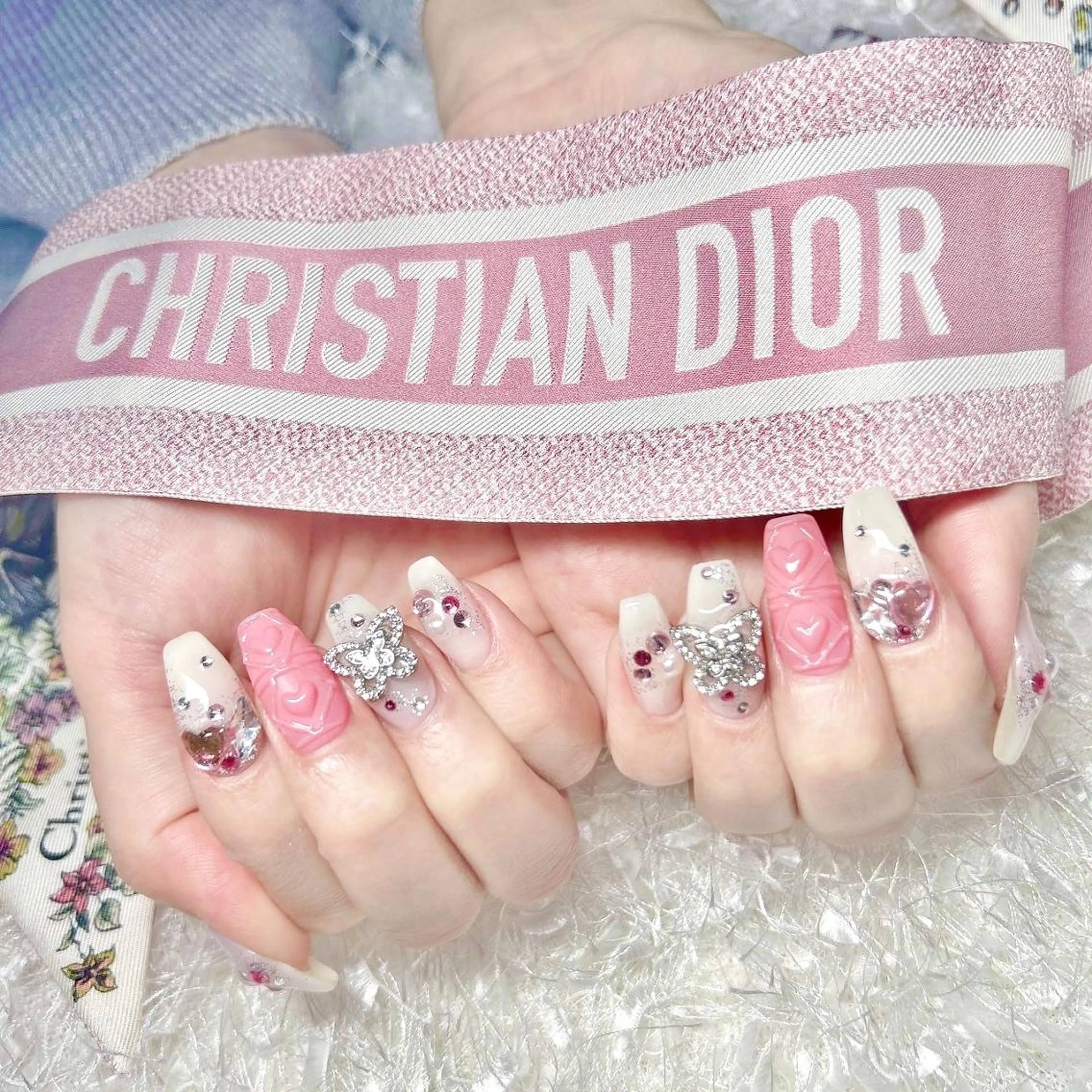 ネイル 長さ出し フレンチネイル ジェルネイル グラデーション 韓国ネイル Nail&eye Belire 新宿のネイルデザイン