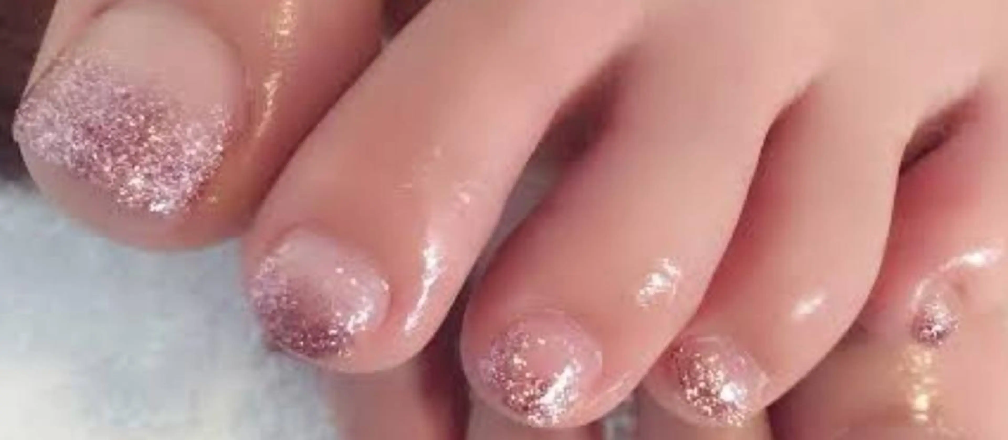 ラメグラデーション「オフあり」の写真