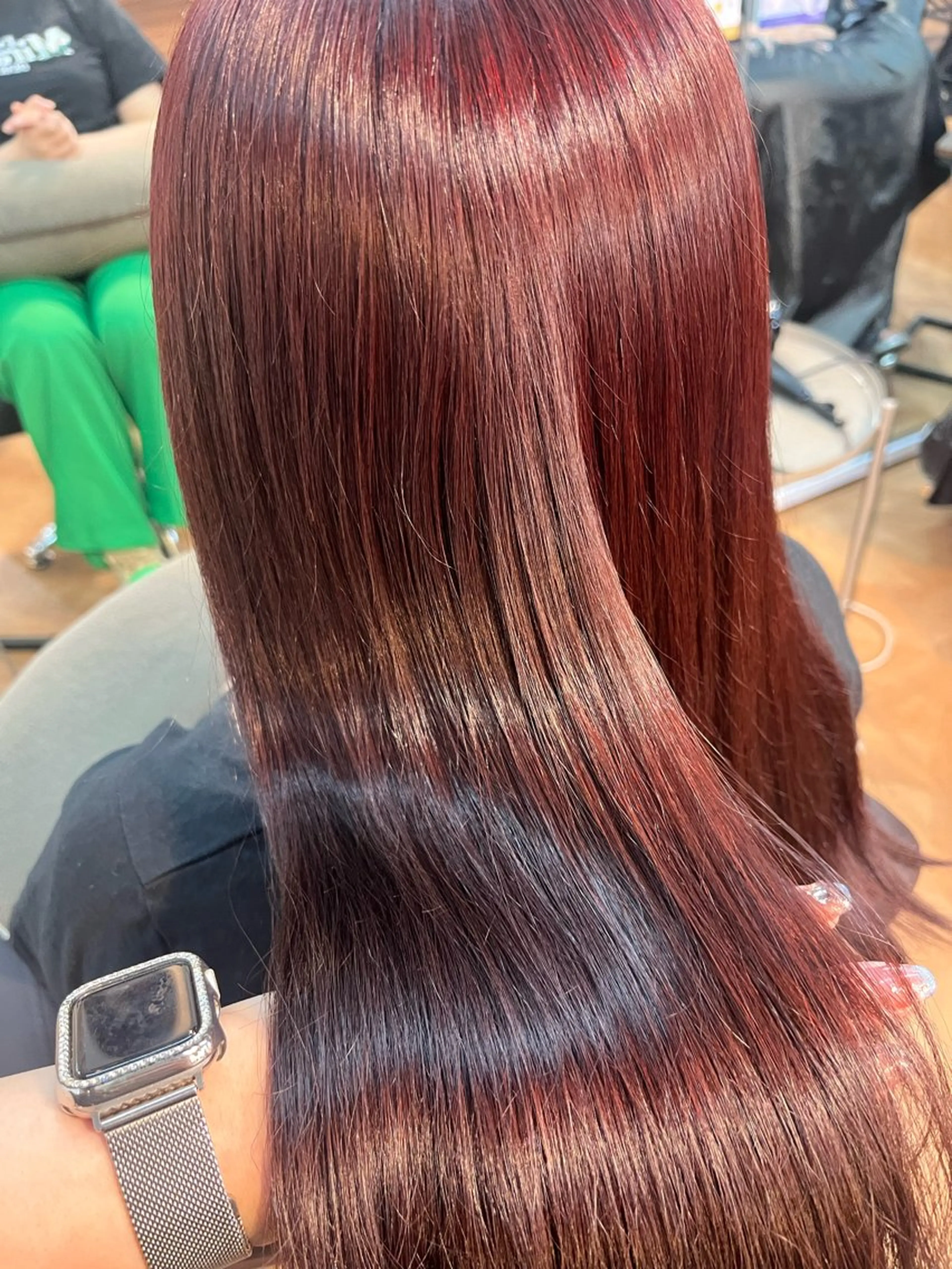 ロング 韓国風ヘア ヘアカラー 🍒Ayana🍒 艶カラー🍒のヘアスタイル