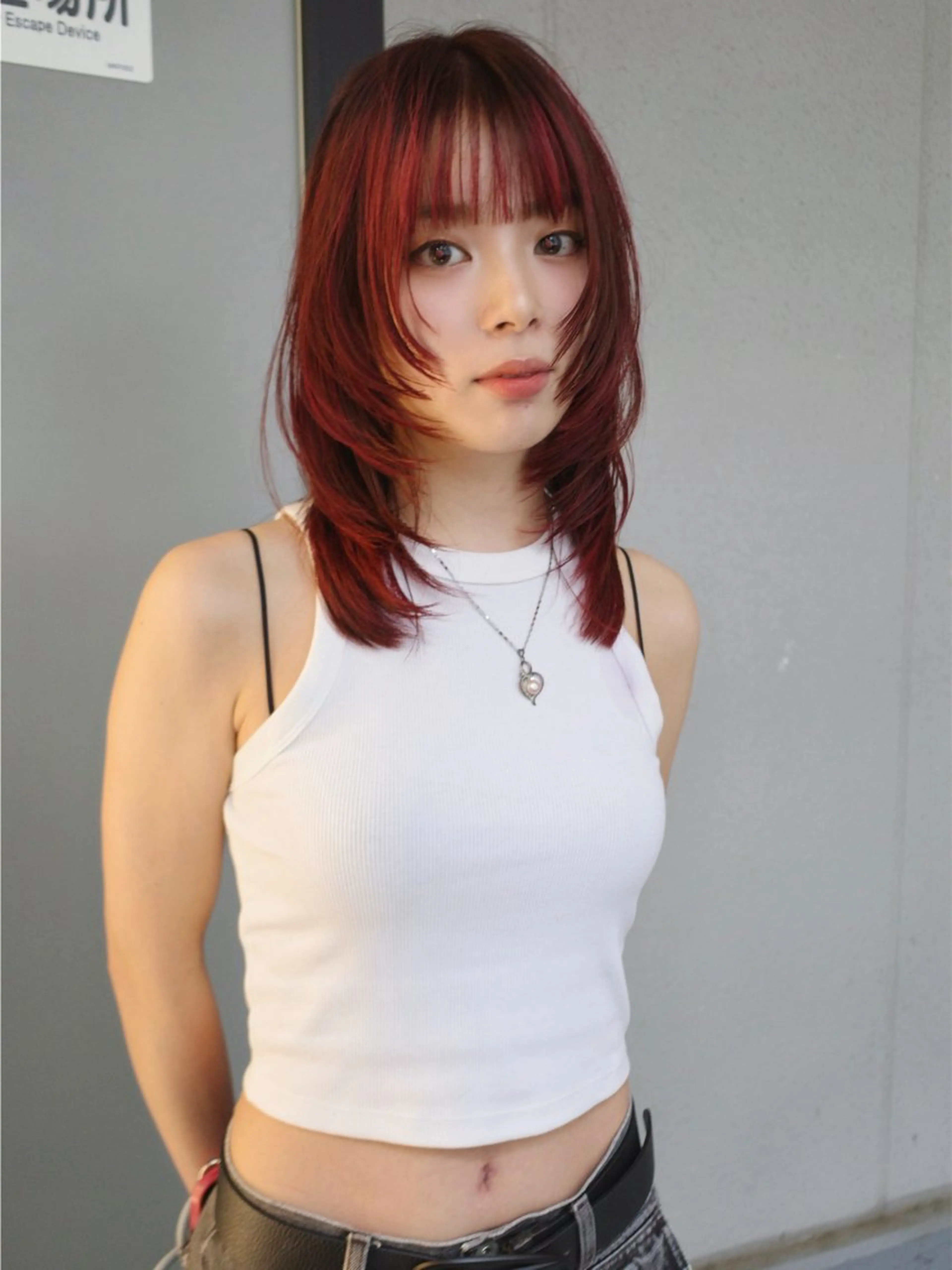 ミディアム カラー カット ヘアカラー トリートメント SALOWIN所属・ブリーチ✨ ボブ✨レイヤーのヘアスタイル