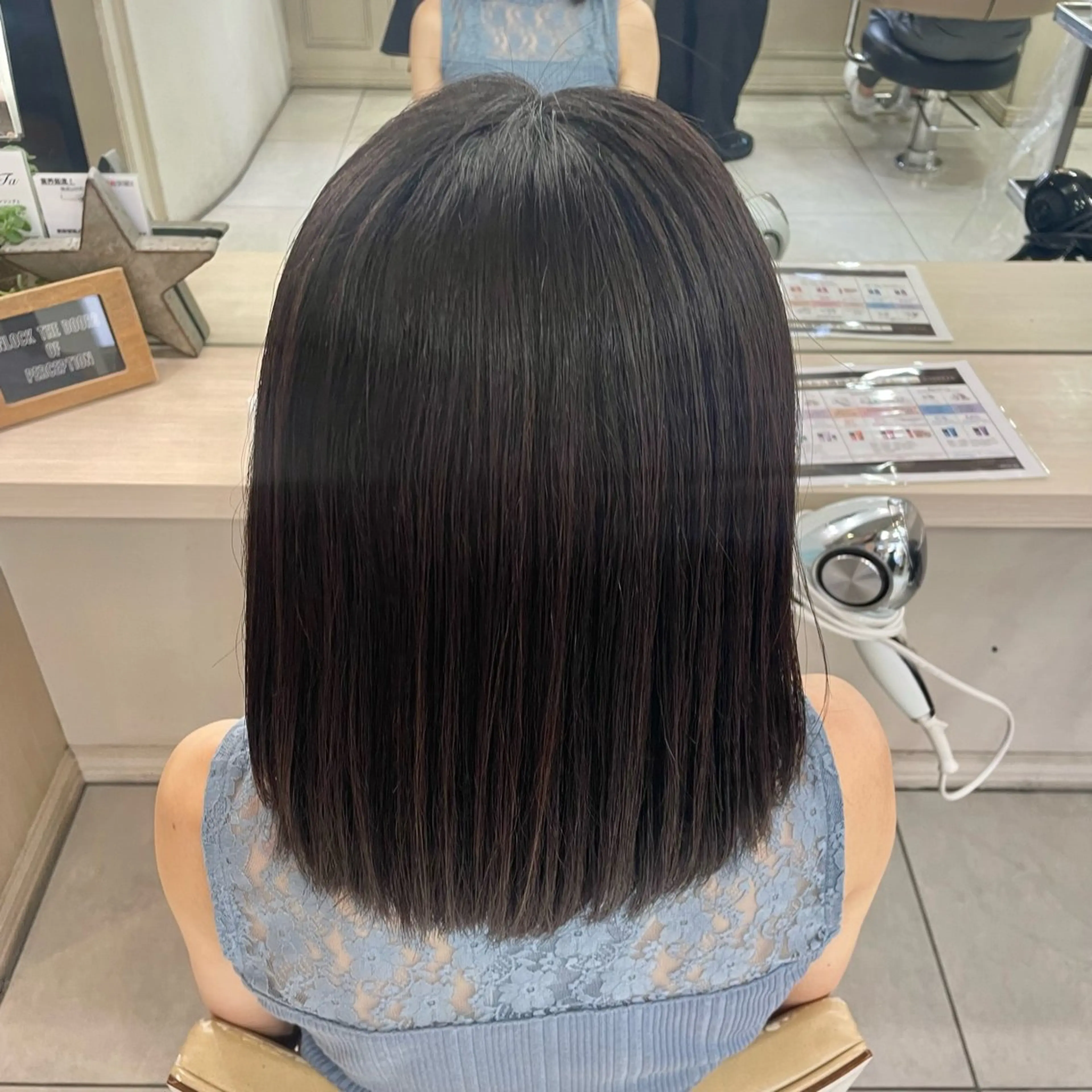ミディアム トリートメント トリートメント 横浜パーマ🌐 暖色カラー🍒もえかのヘアスタイル