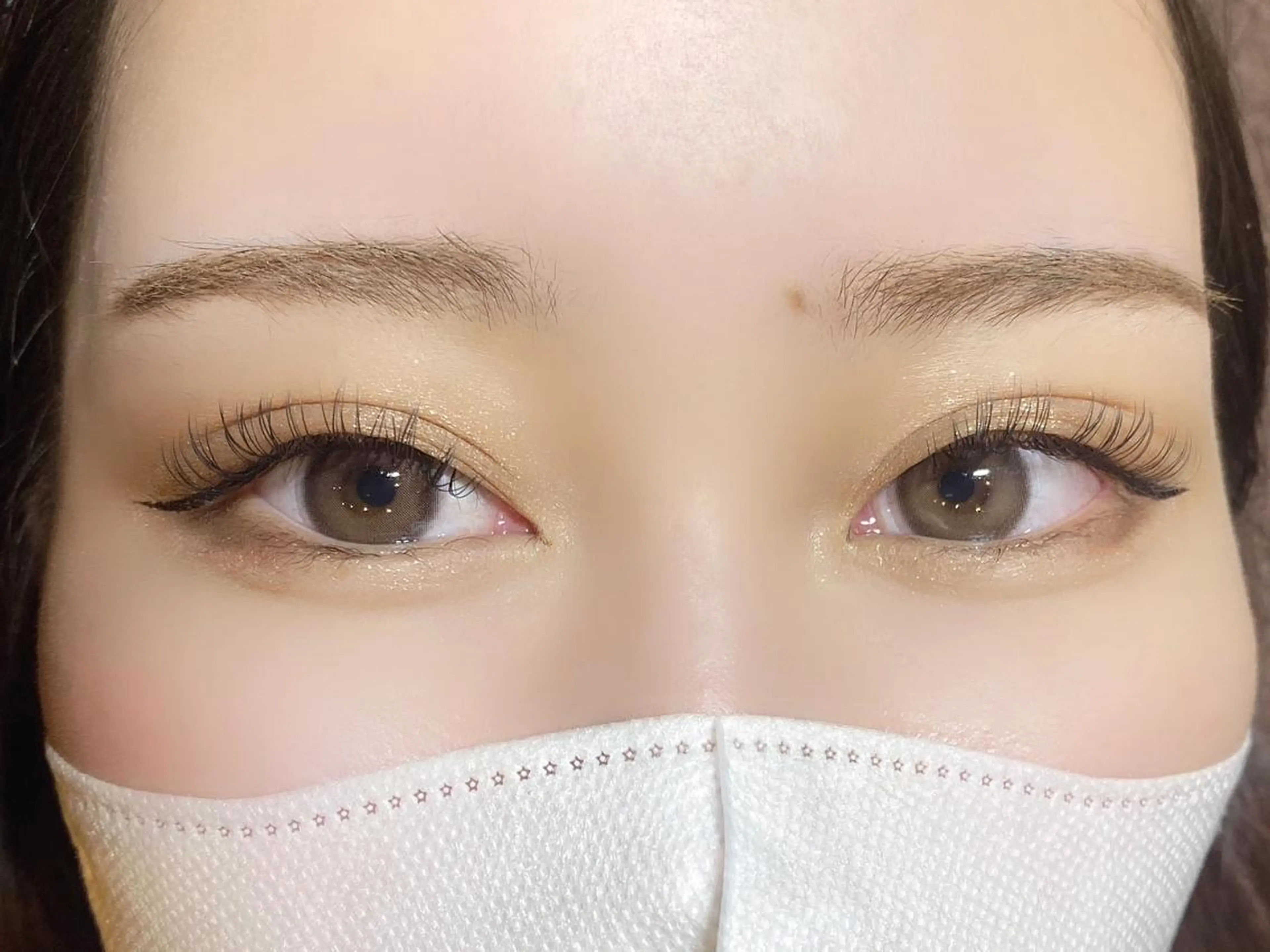 ダブルフラットラッシュ60束(120本)⚠️オフありの場合は施術時間＋30分と別途600円頂きます。の写真