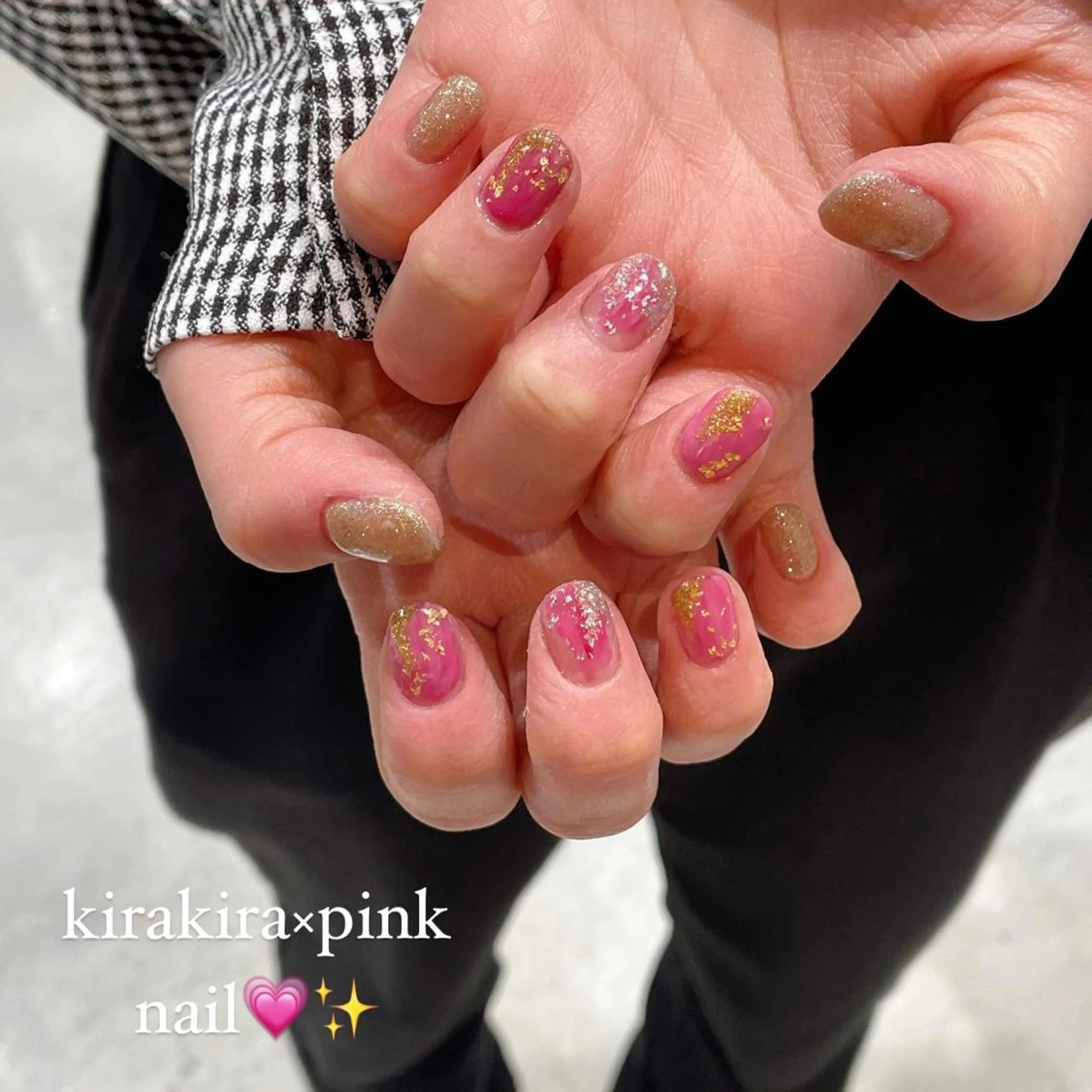 ネイル ピンク ハンドネイル 淡色ネイル 🎀moeのネイルデザイン