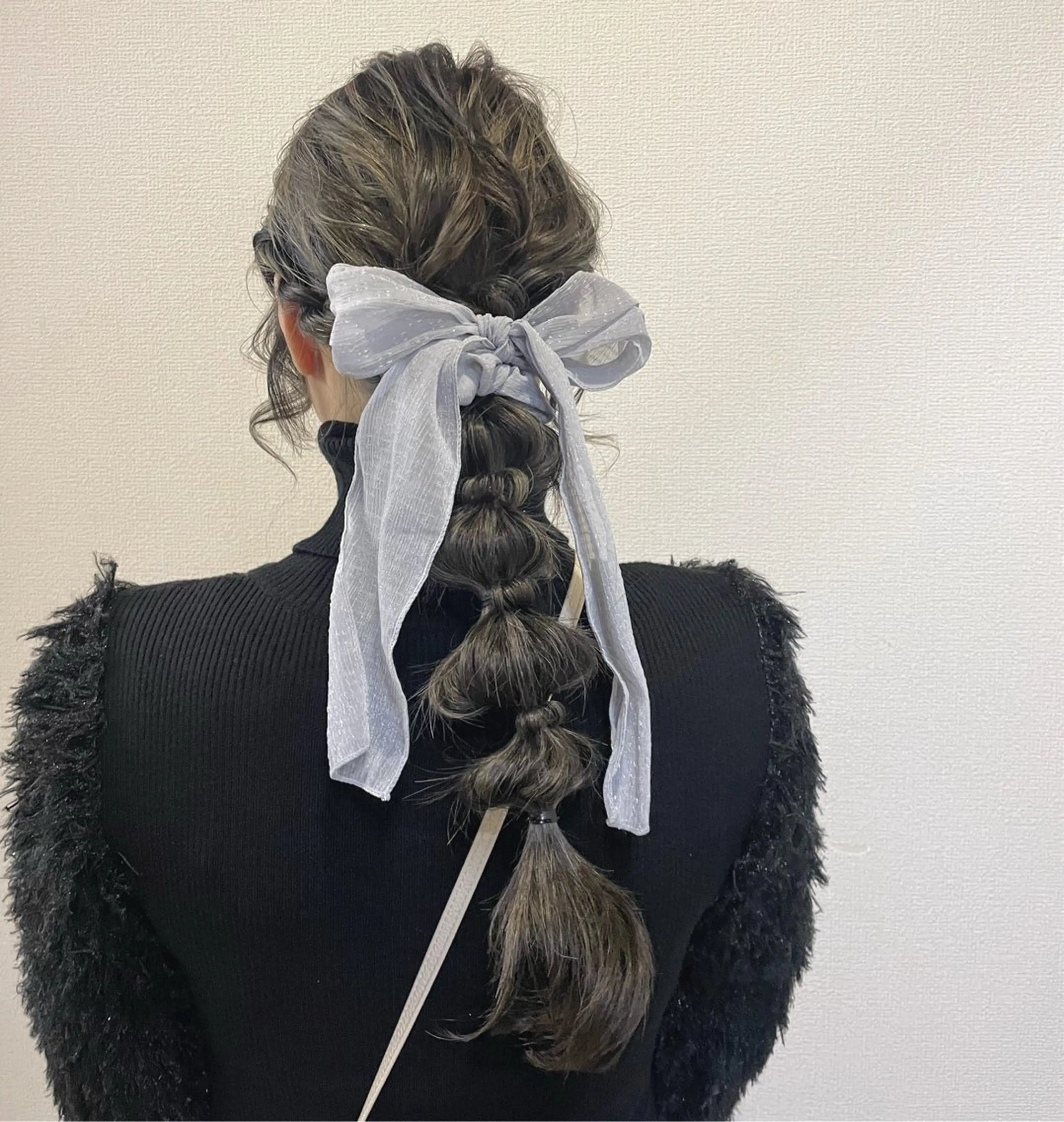 セミロング ヘアアレンジ ヘアセット MOLLA 浅香山店所属・谷口ゆめ/縮毛矯正/ 大人女子/眉ワックスのヘアスタイル