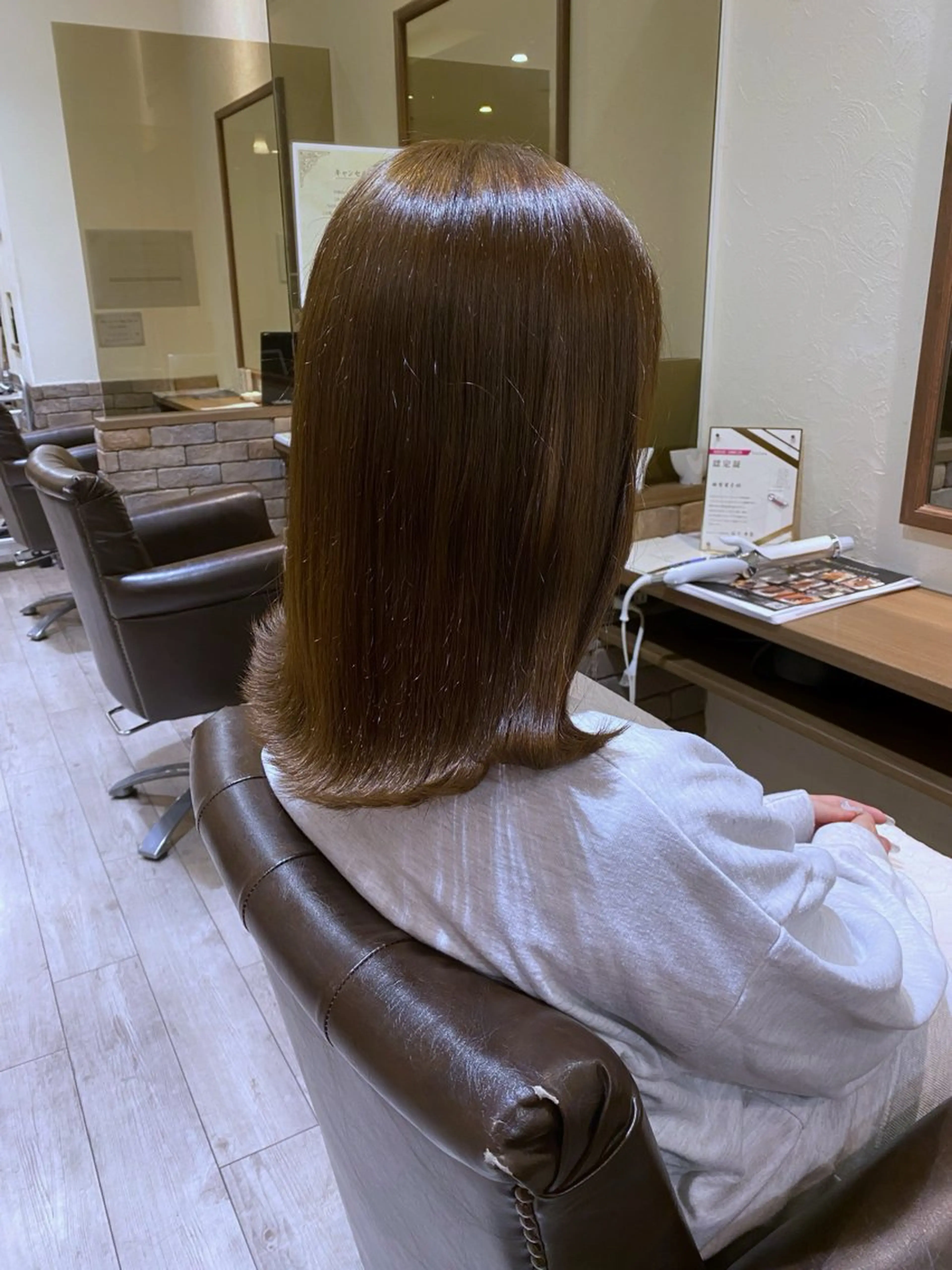 カット＋ワンカラー🤍の写真