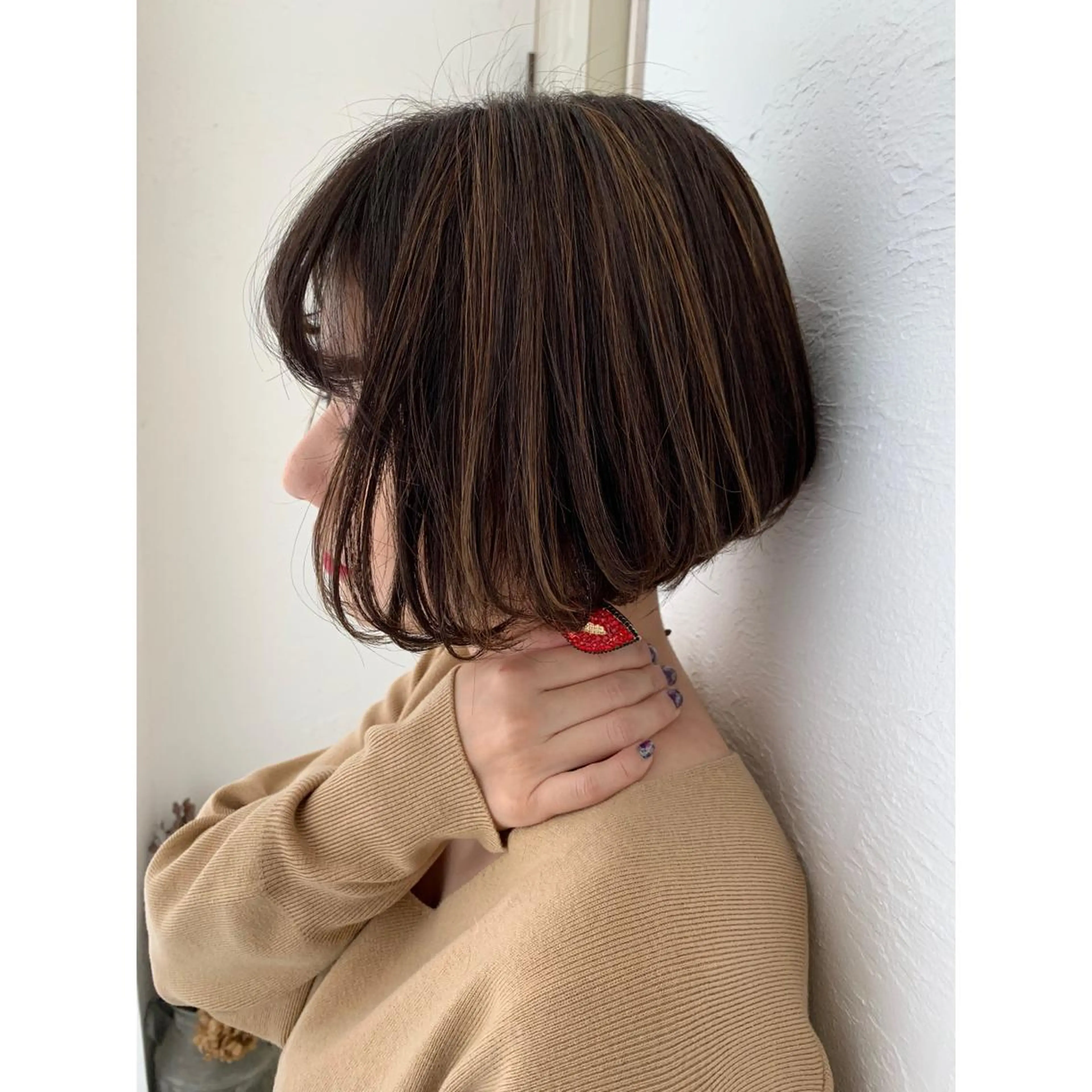 ショート カラー カット ヘアカラー fio マナミのヘアスタイル