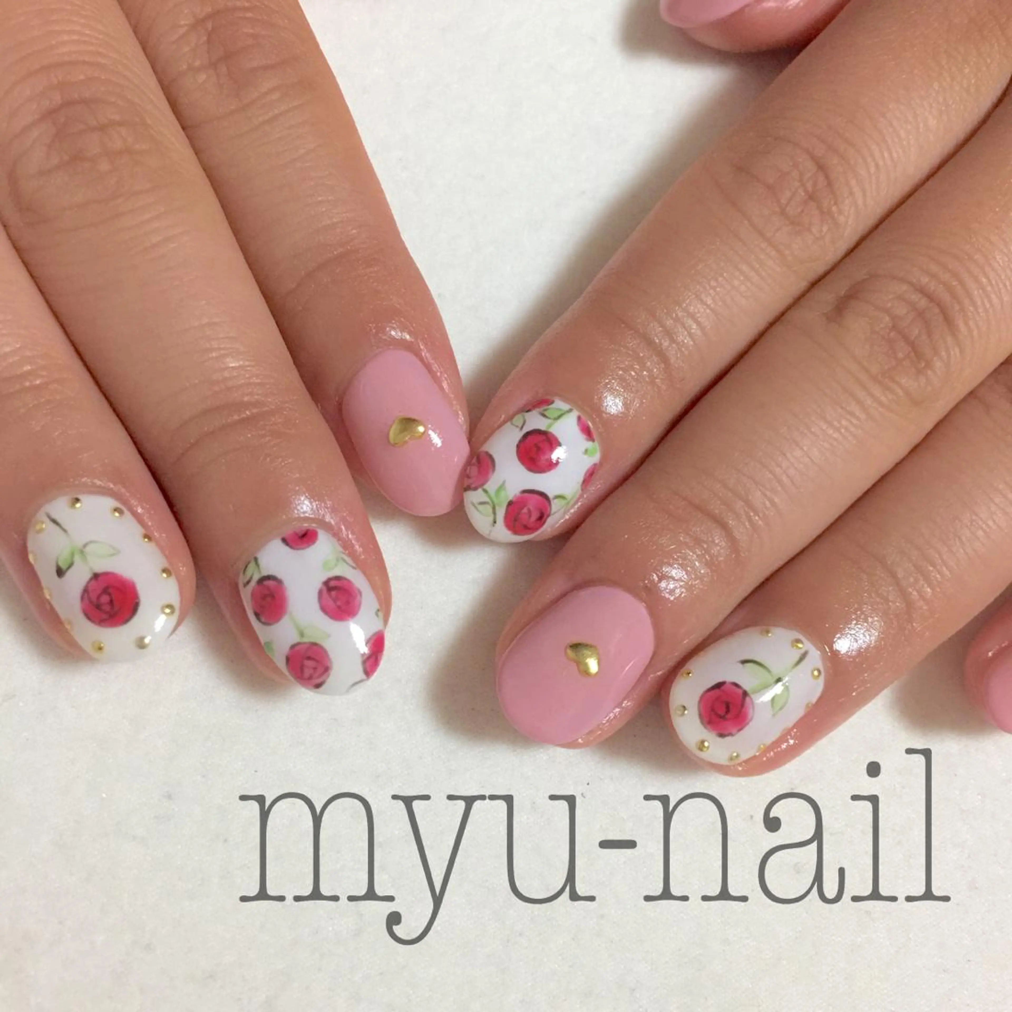 ネイル ハンドネイル ホームサロン myu-nailのネイルデザイン