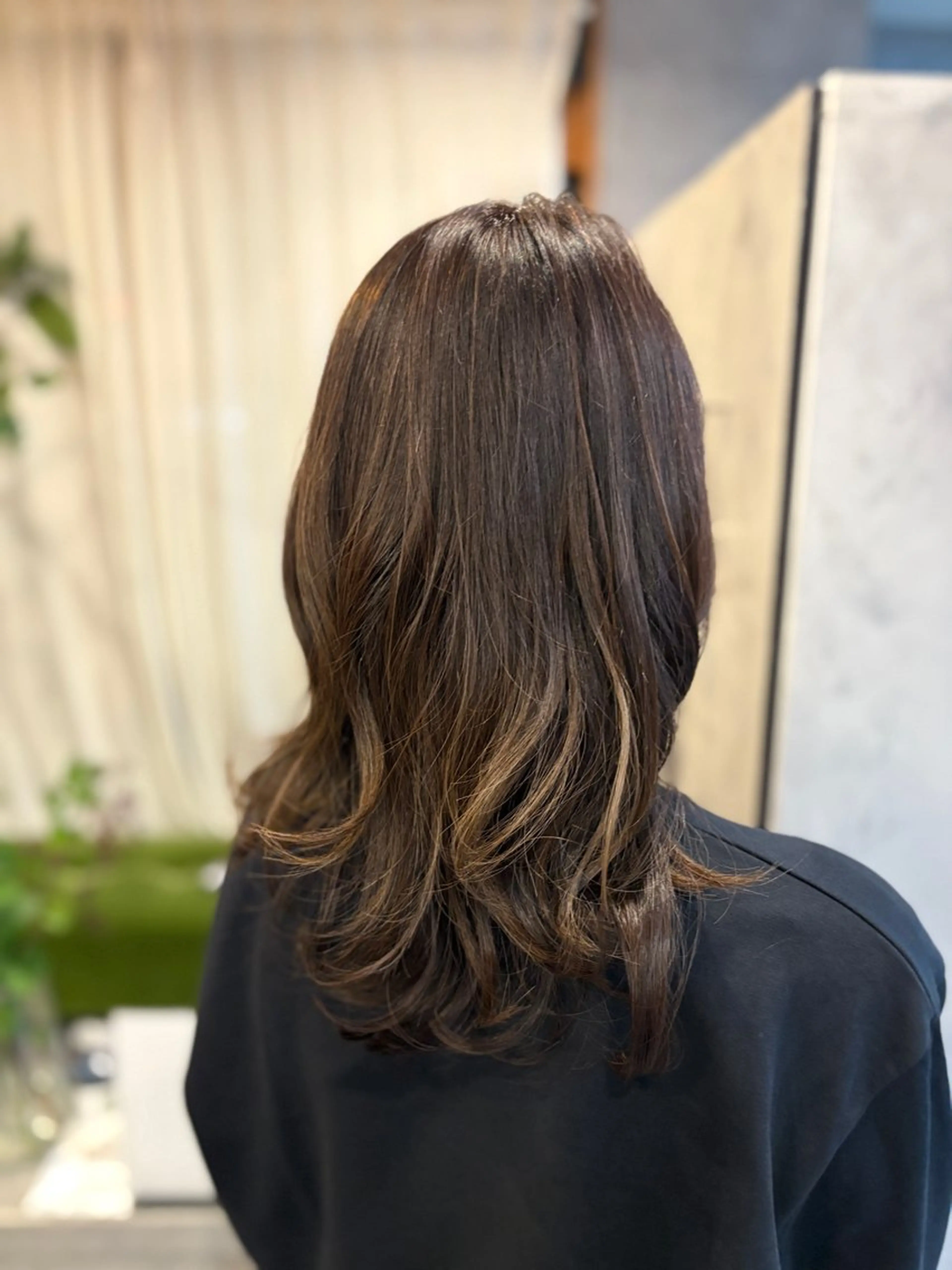 カラー 白髪ケアBAUM さなのヘアスタイル