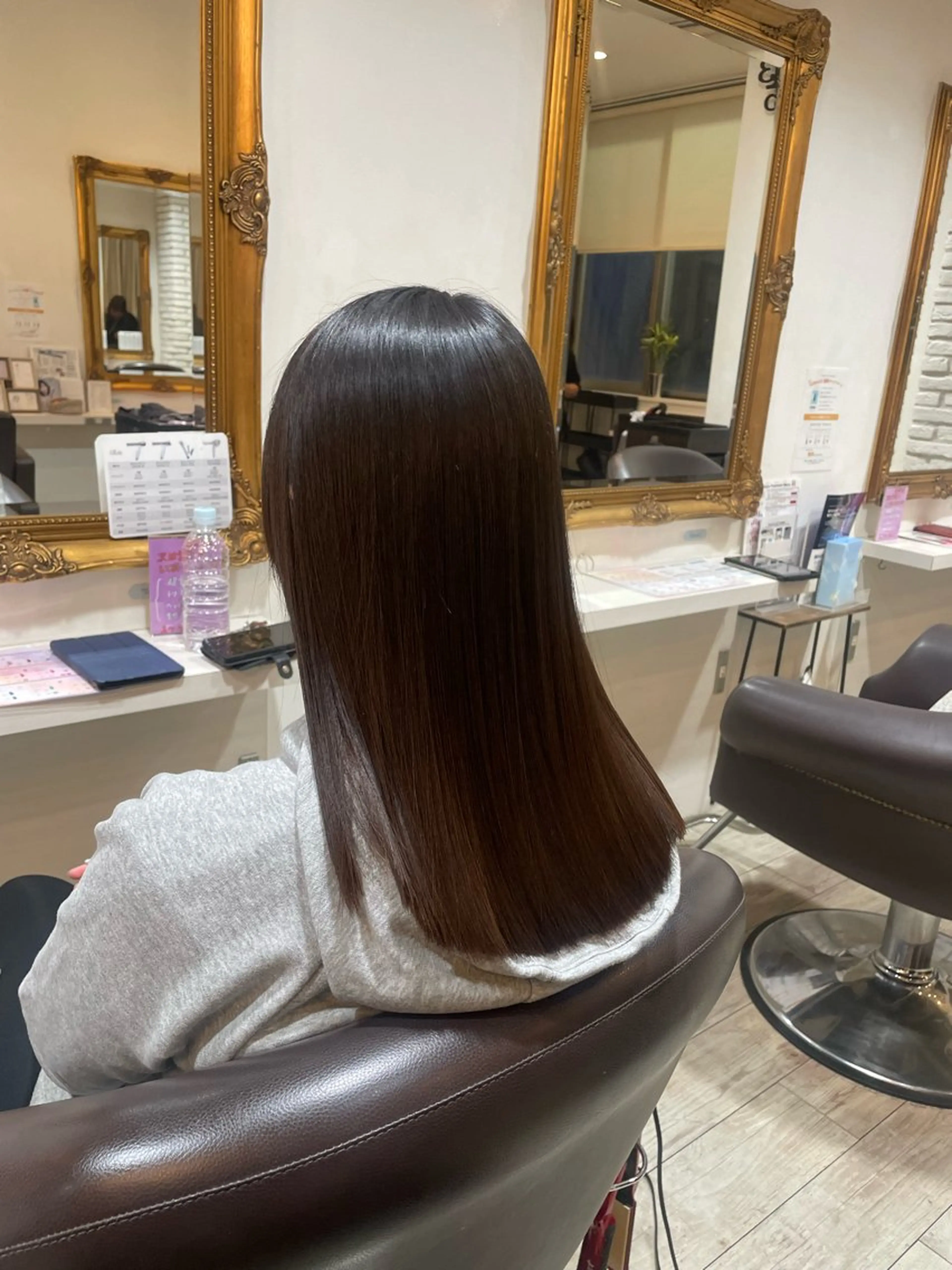 【他の店舗の時に来てくれてた方限定‼️】髪質改善カラー➕ケラチントリートメント✨🧚‍♀️※ロング料金なし❌の写真