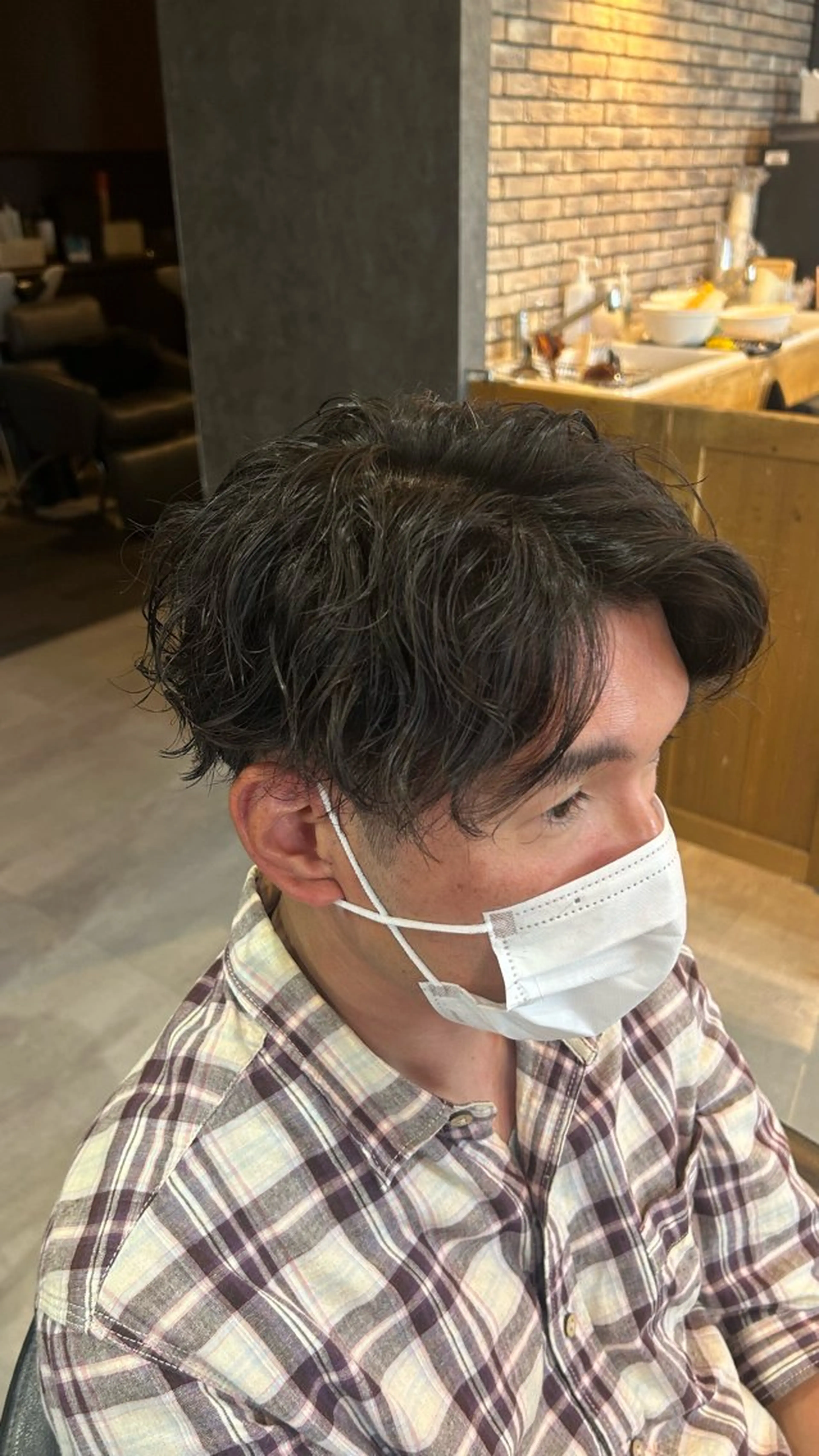 パーマ メンズ LATTE 前橋所属・蜂須賀 輝のヘアスタイル