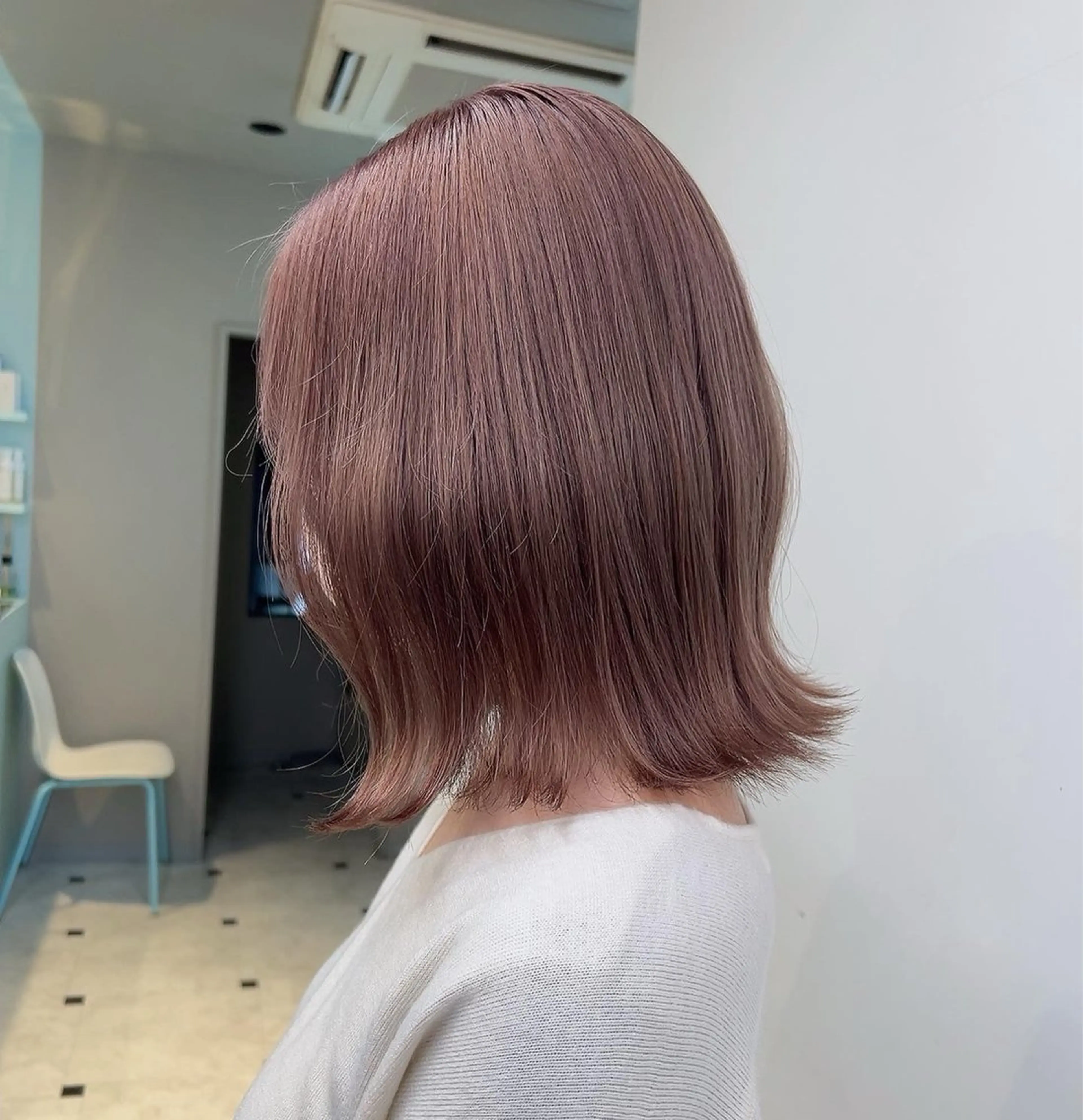 ミディアム カラー ヘアカラー トリートメント ヘッドスパ 🥞ベージュ系カラー 【すずきりほ】🥞のヘアスタイル