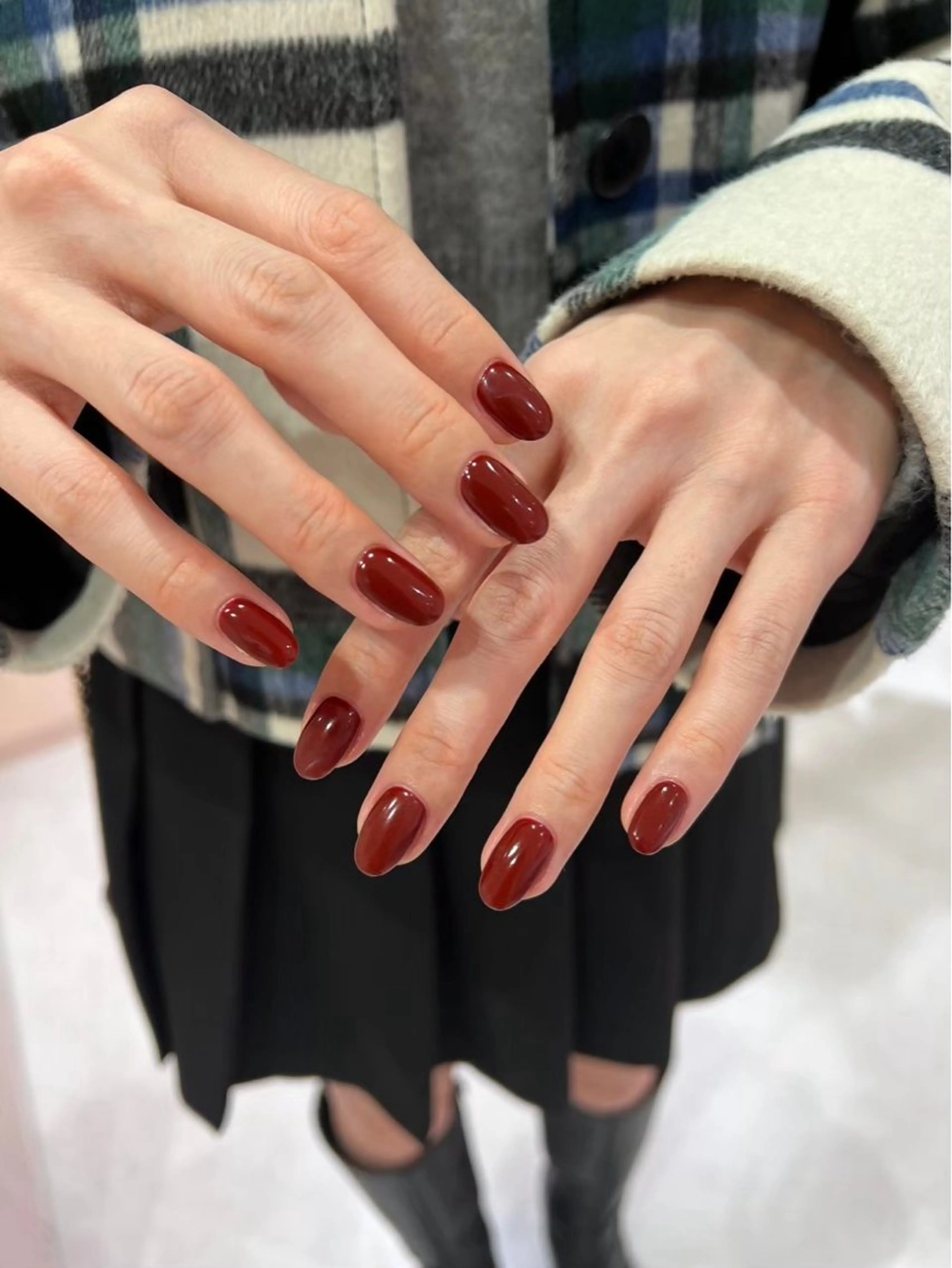 ネイル ワンカラーネイル LUCY心斎橋/ Yuzuki🍒のネイルデザイン