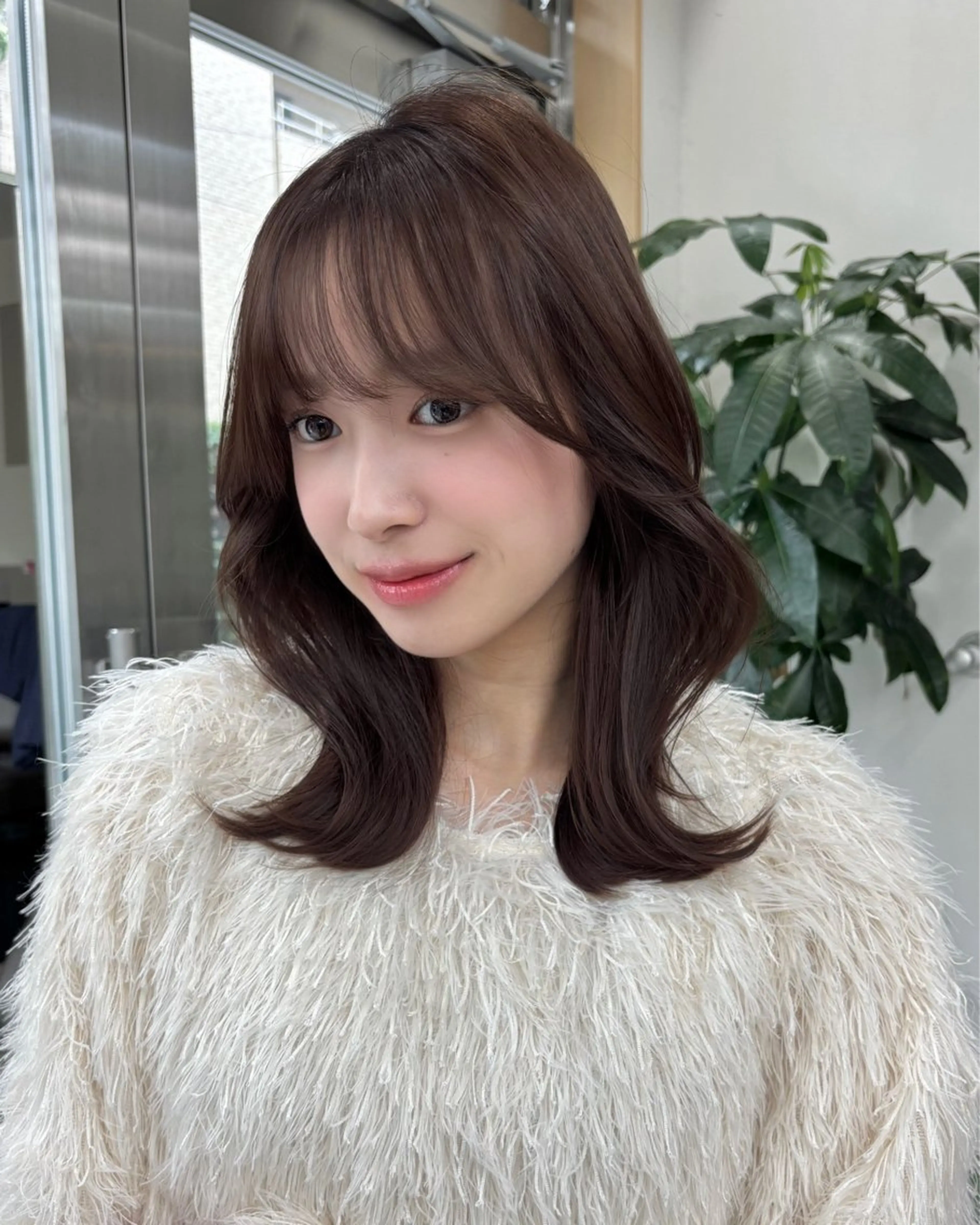 ミディアム 𝗆𝗂𝗒𝗎 🐈‍⬛🎀のヘアスタイル