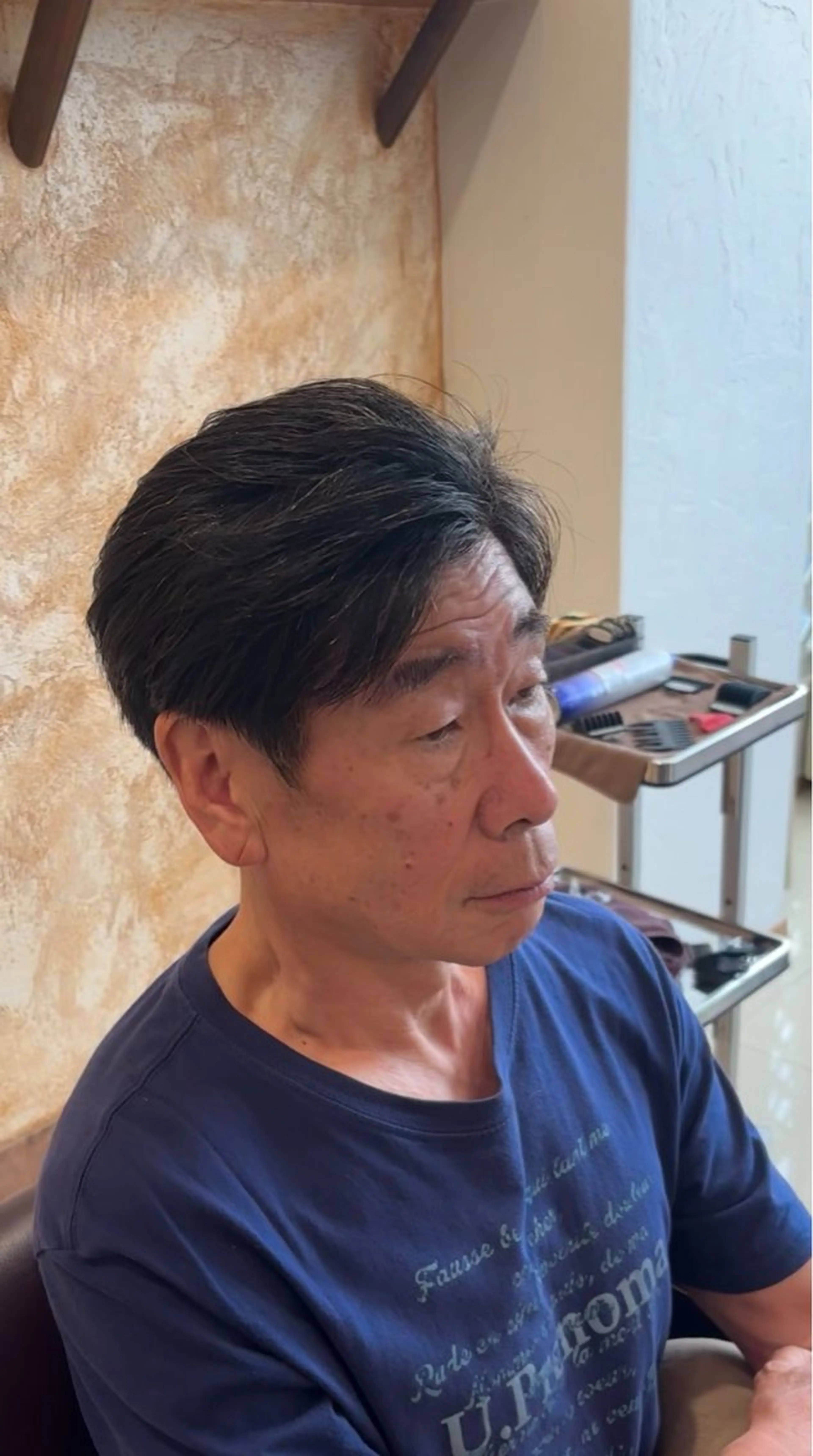 メンズ 上𦚰 慶のヘアスタイル