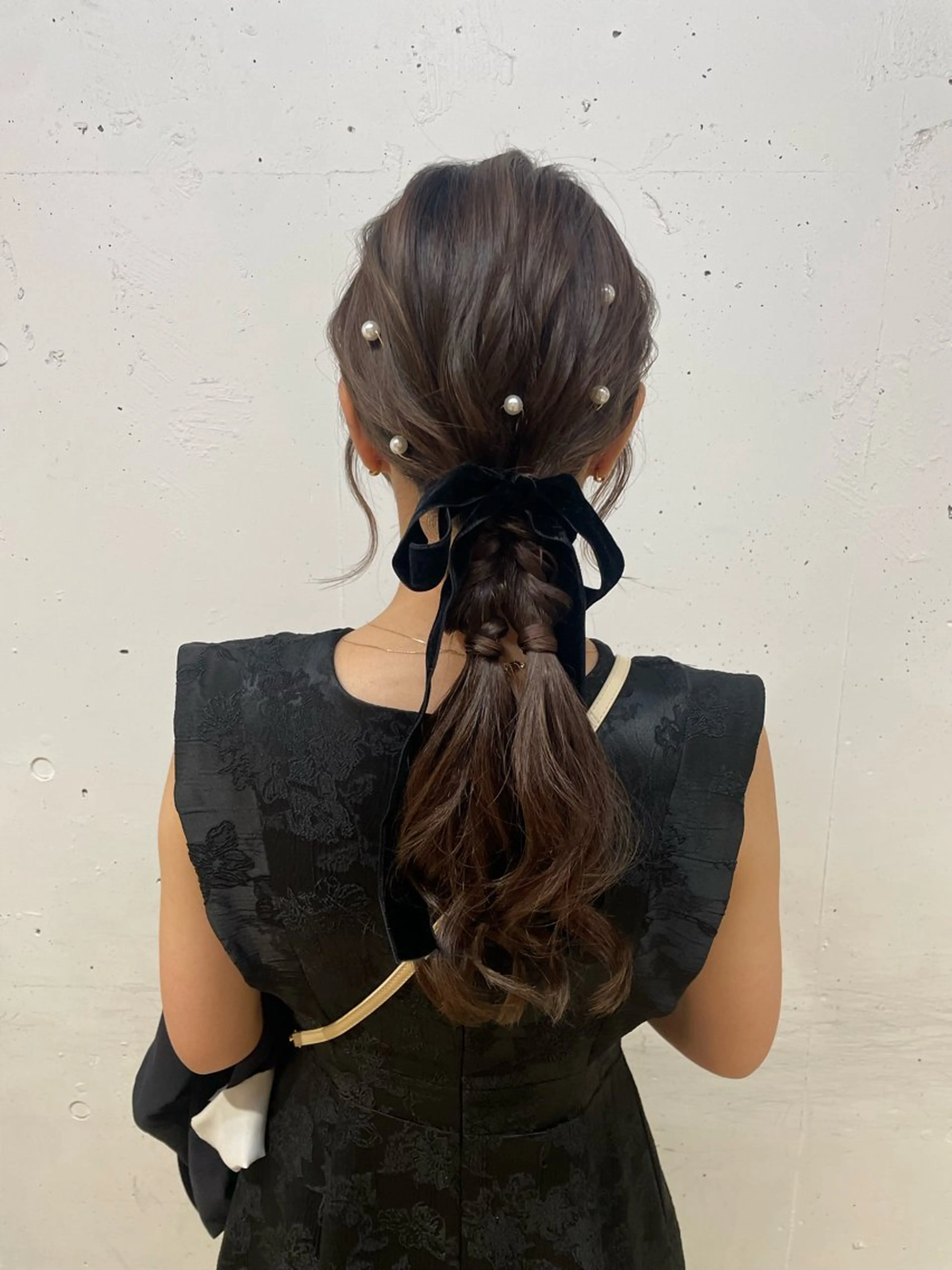 ロング カラー ヘアアレンジ ヘアセット 髪質改善/縮毛/新宿 🫧SUZUKA🫧のヘアスタイル