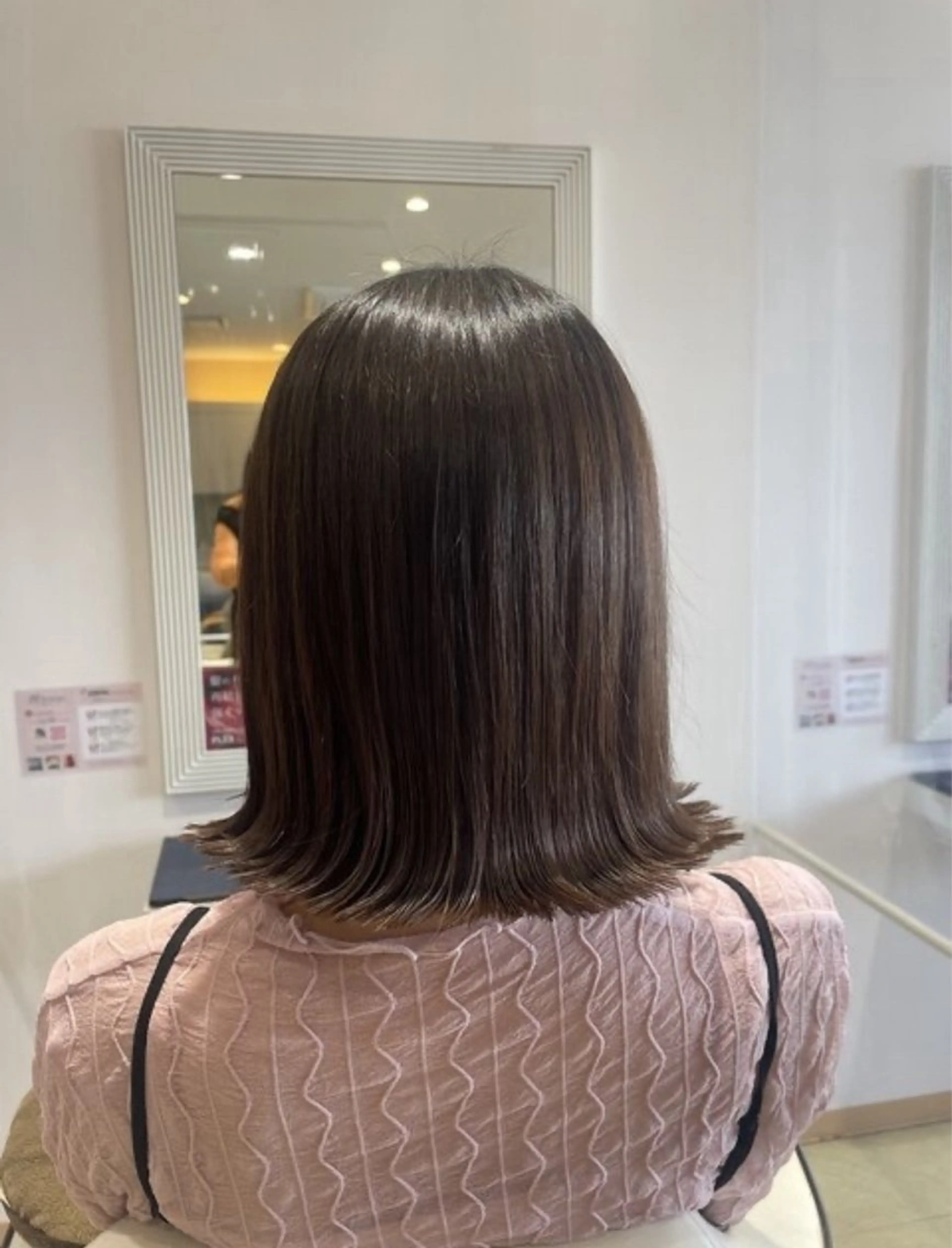 ミディアム カラー 透明感カラー/ くびれヘア/ユウユのヘアスタイル