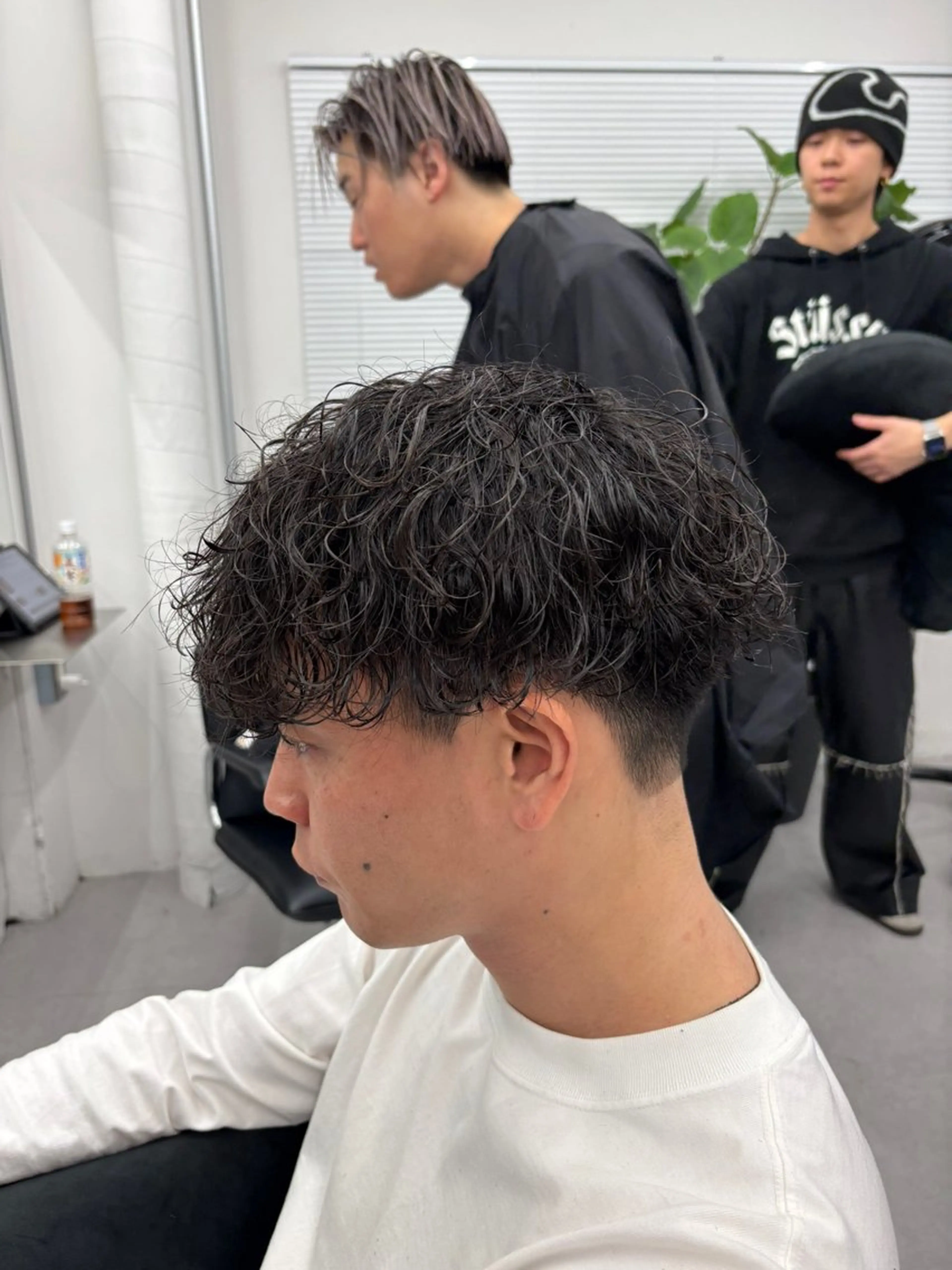 パーマ 💋ホワイトメッシュ /パーマ/メンズ💋のヘアスタイル